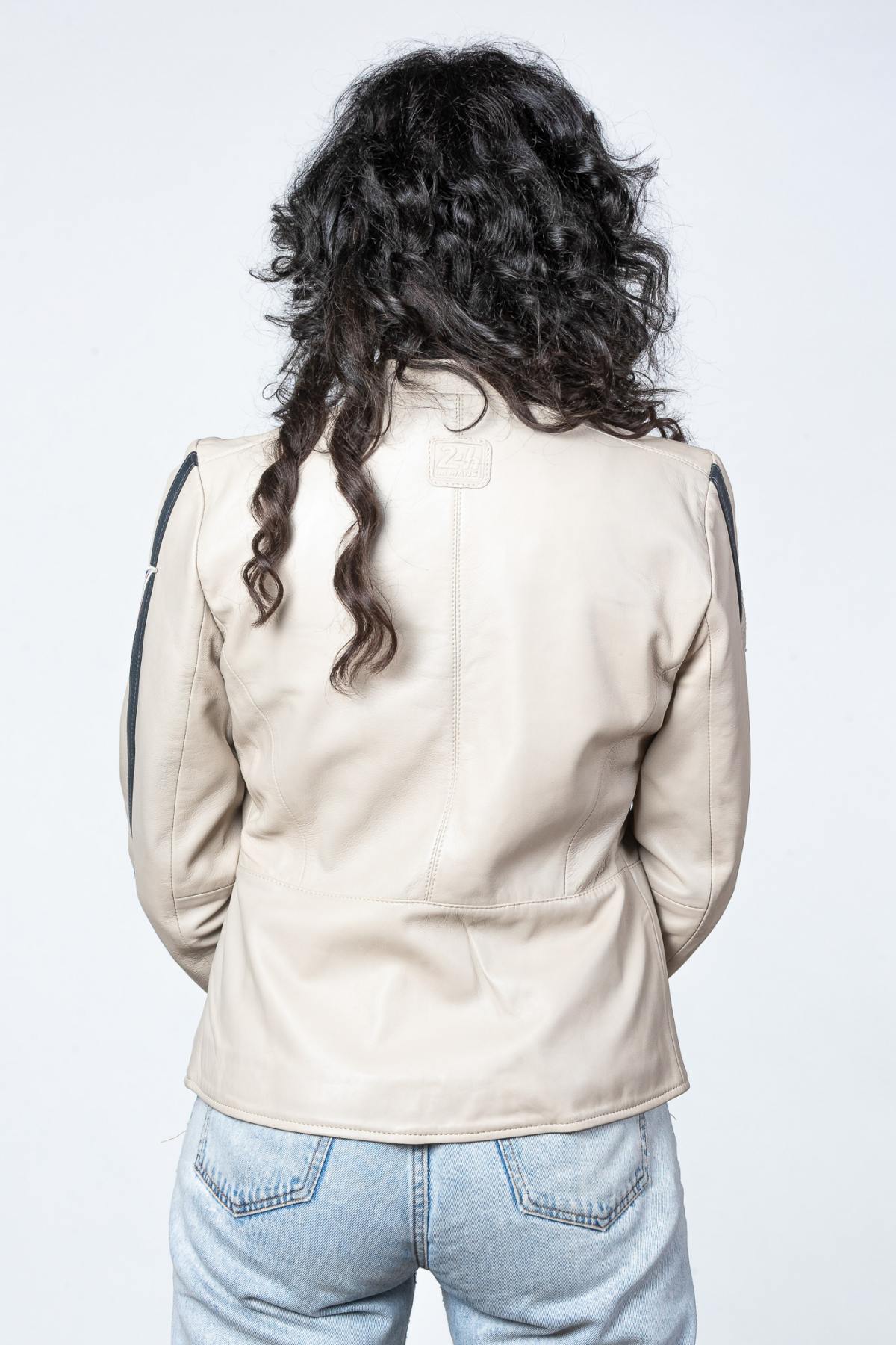 Blouson Femme 24h Le Mans MALIA SHEEP CROWN ECRU RACING — vue 3