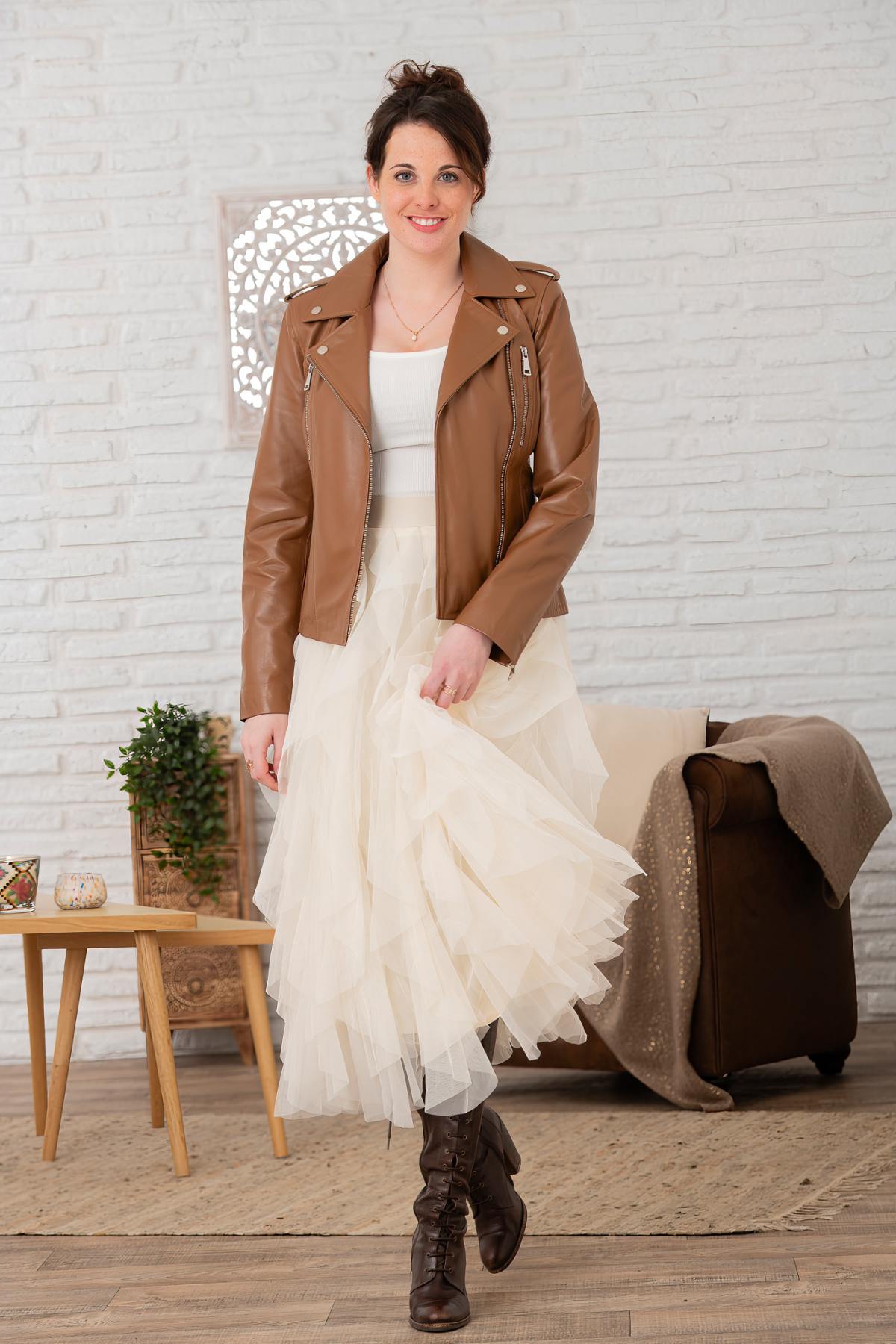 Damen Jacke Cityzen NEW ICONIQUE GOLD RETRO — Ansicht 2