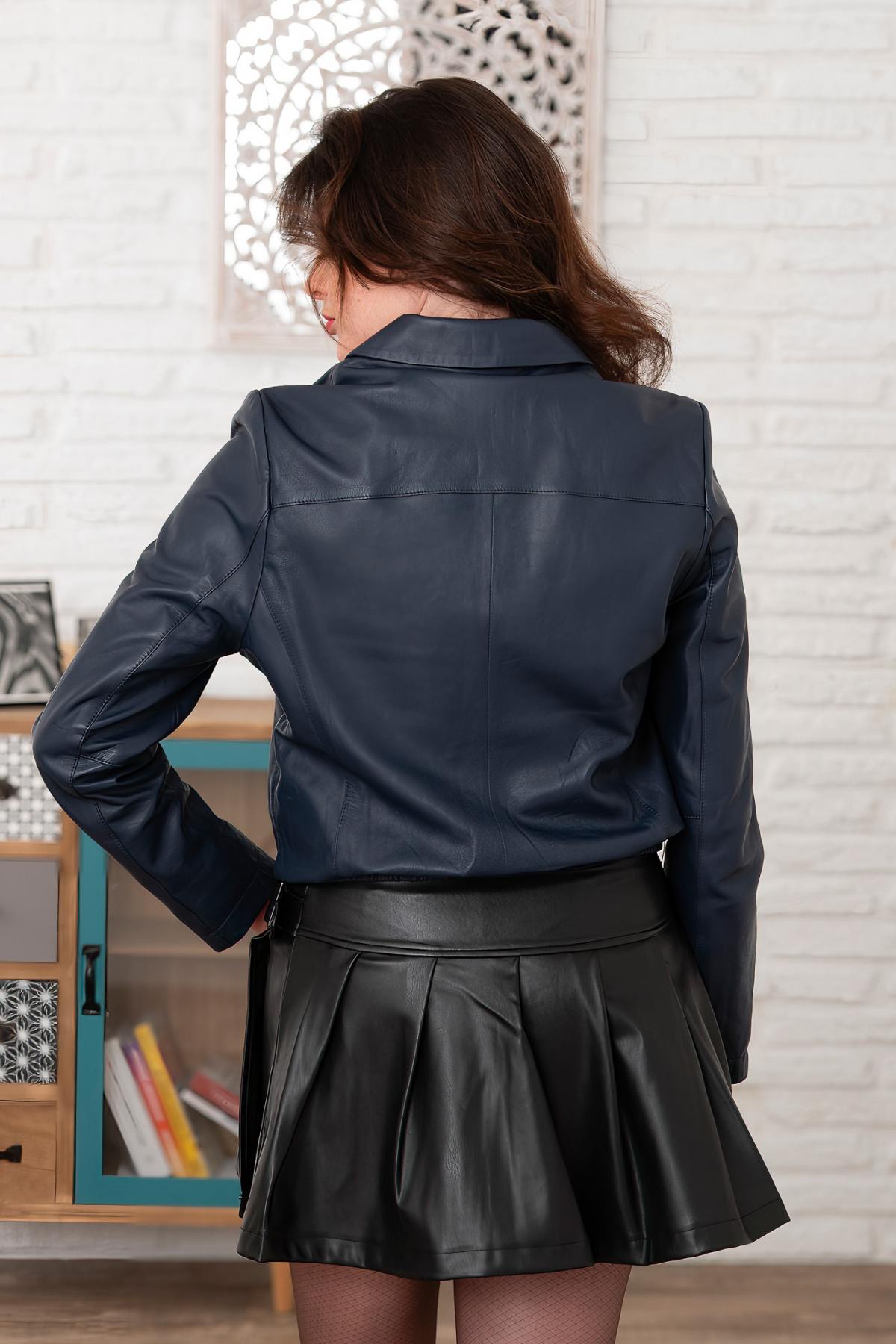 Blouson Femme Oakwood ODESSA BLEU MARINE 534 — vue 2