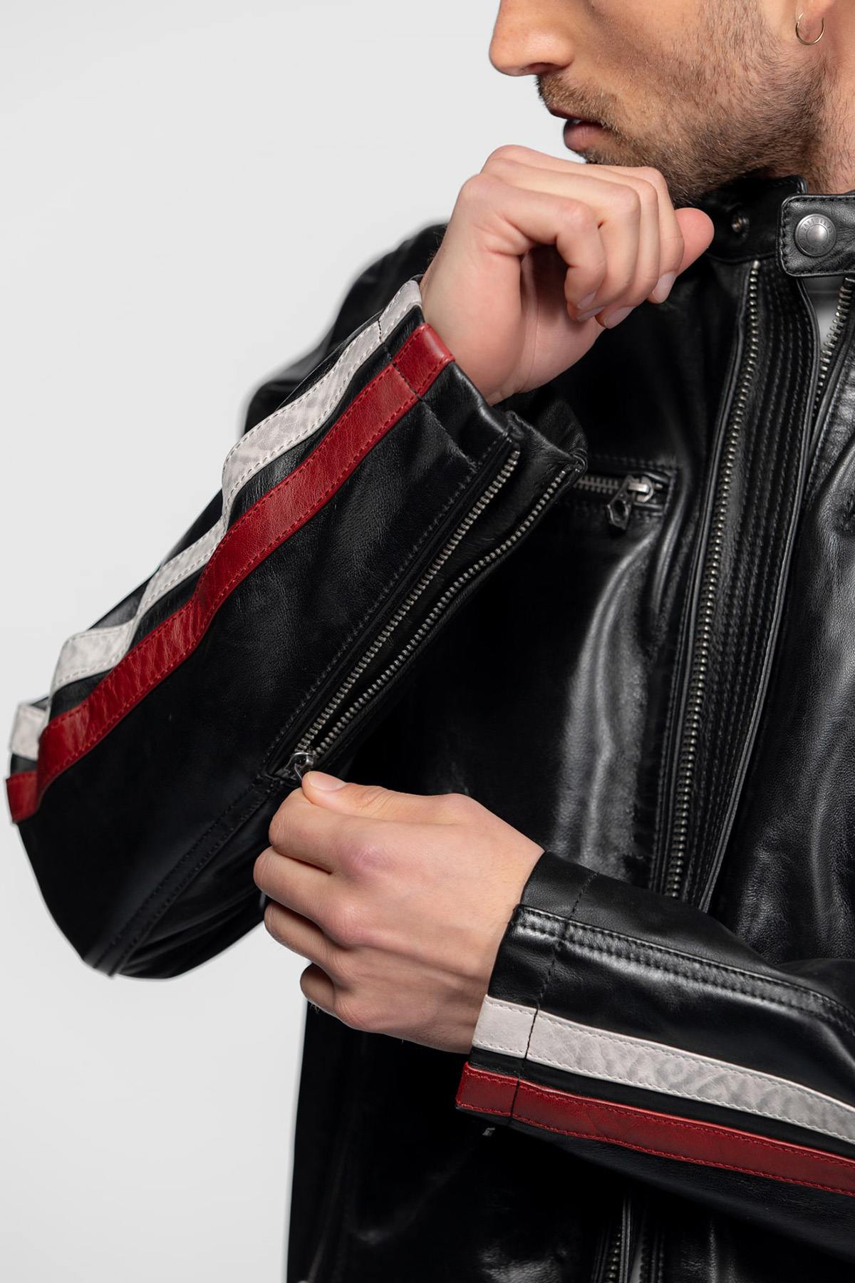 Blouson Homme Daytona SCOTTY SHEEP ATLAS VEG BLACK — vue 5