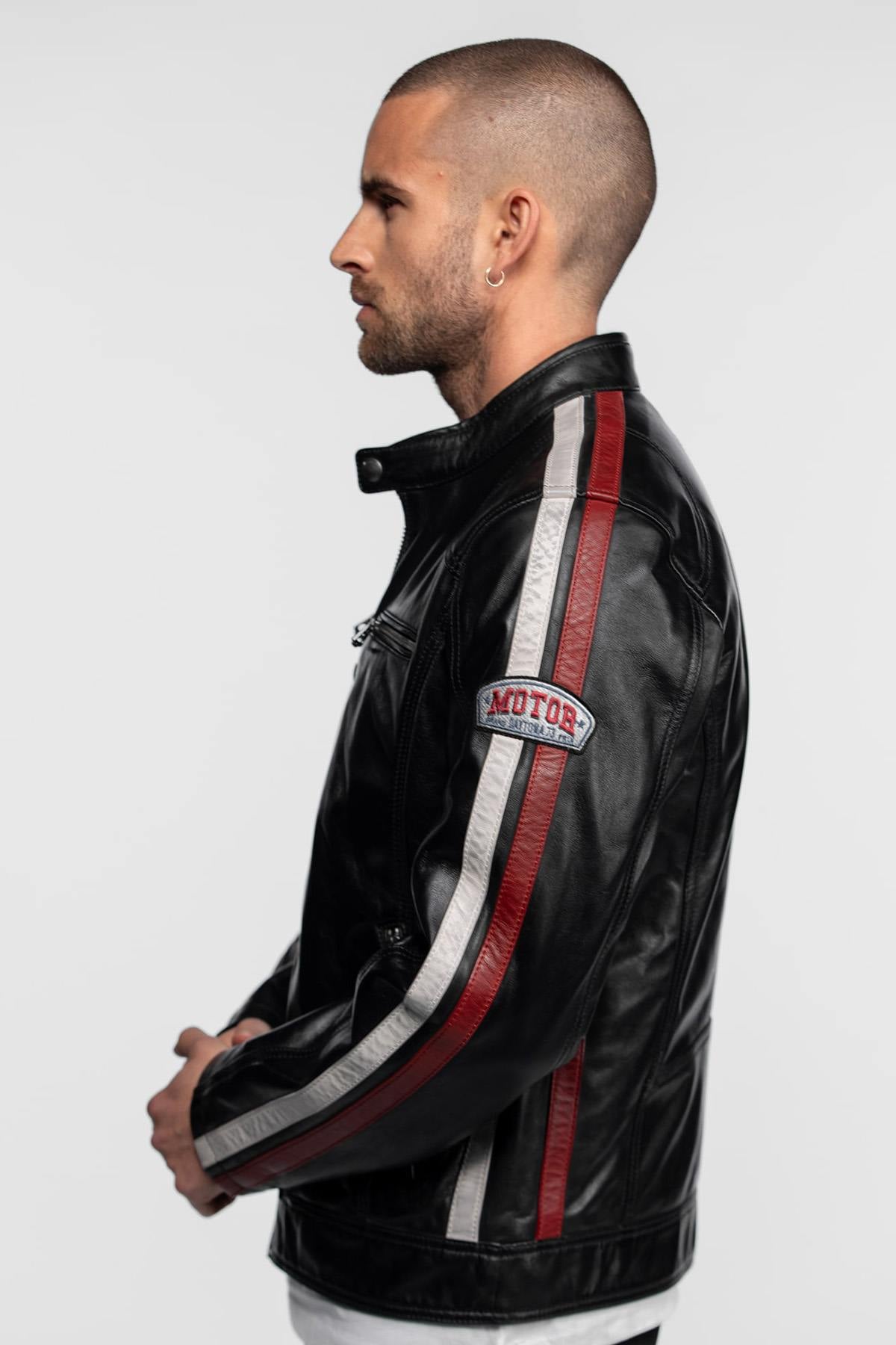 Blouson Homme Daytona SCOTTY SHEEP ATLAS VEG BLACK — vue 2