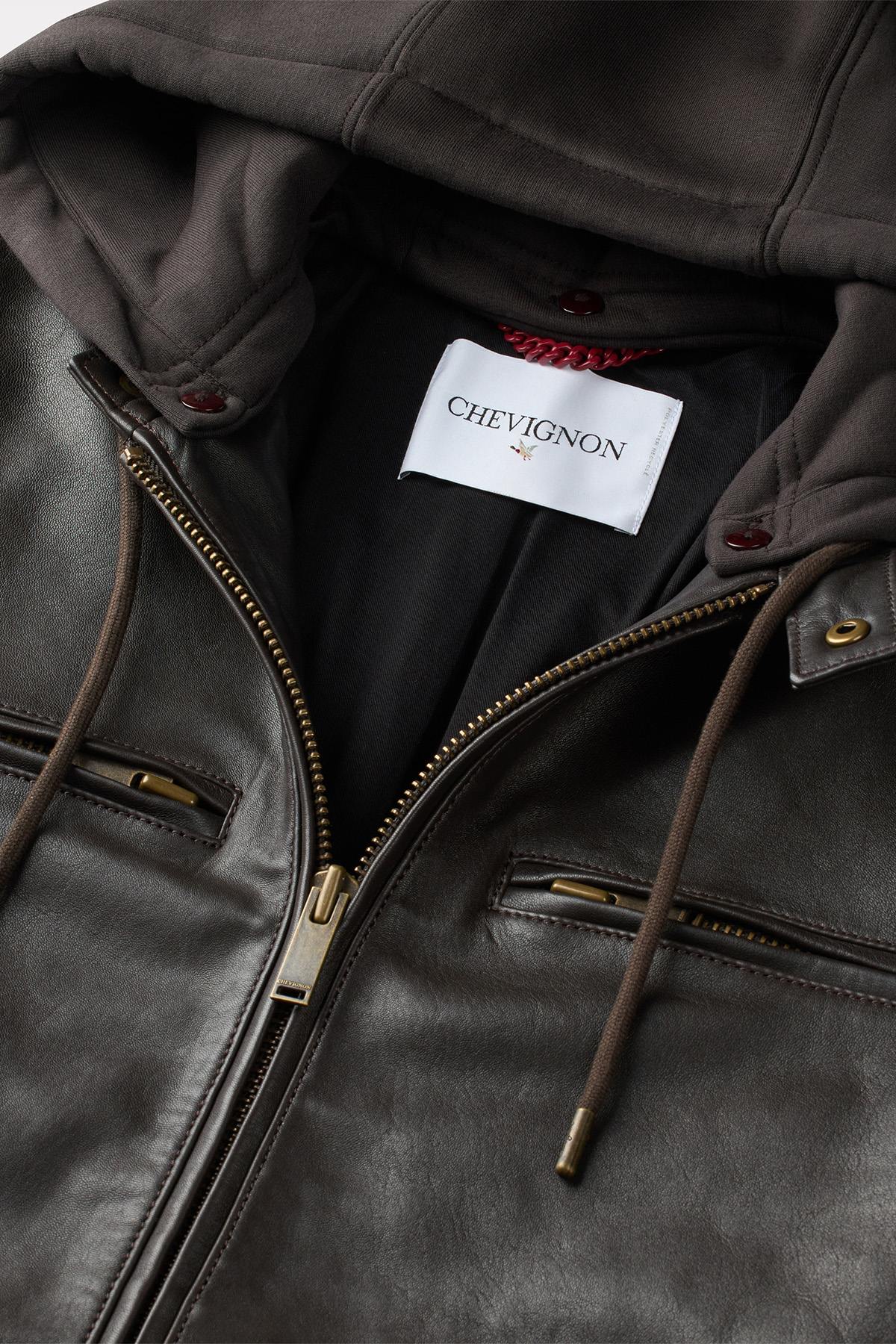 Chaqueta Hombre Chevignon WHEEL CACAO — vista 4