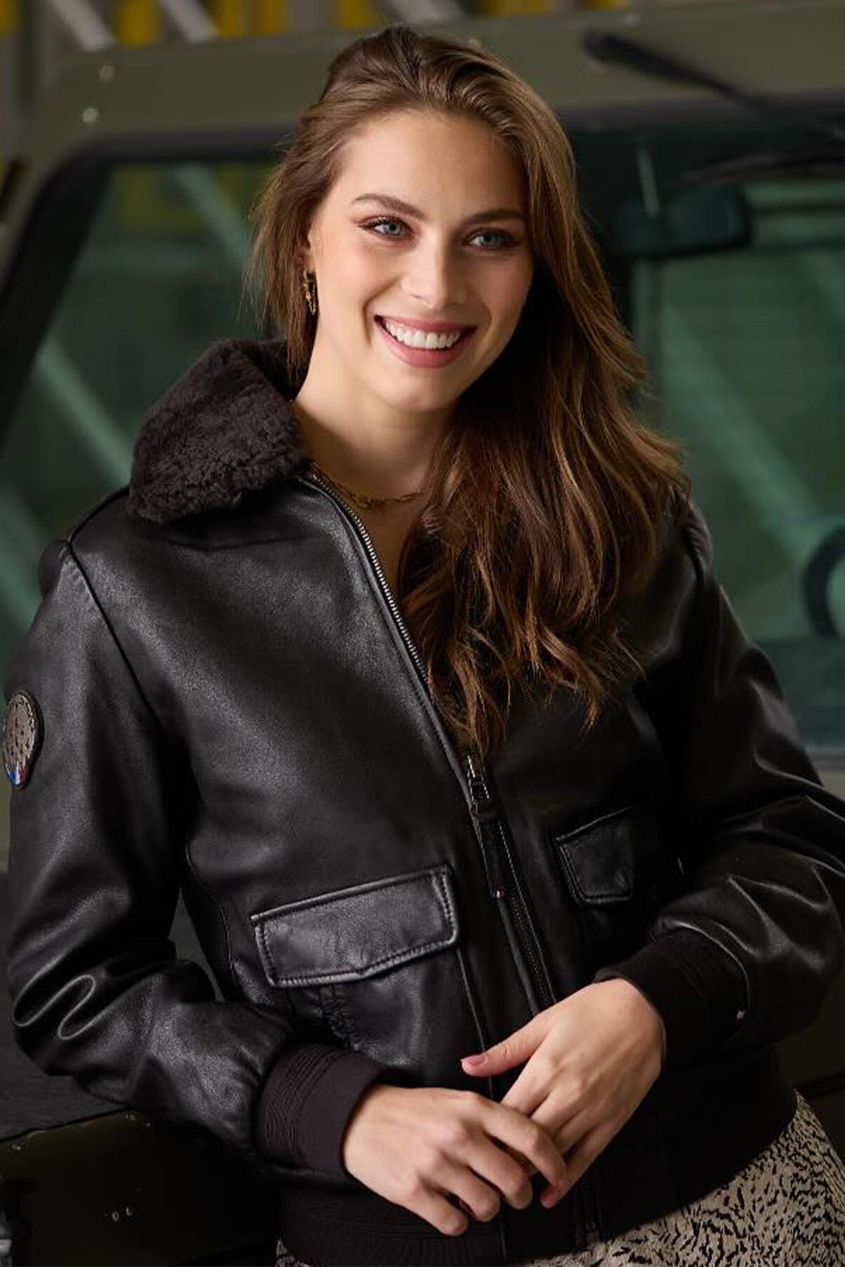Blouson Femme Patrouille De France TODD ALPHA BROWN — vue 1