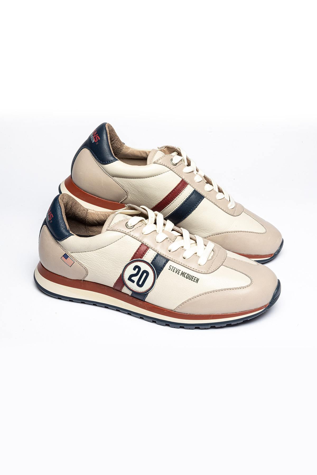 Zapatos De Piel Hombre Steve Mcqueen COOL ECRU — vista 3