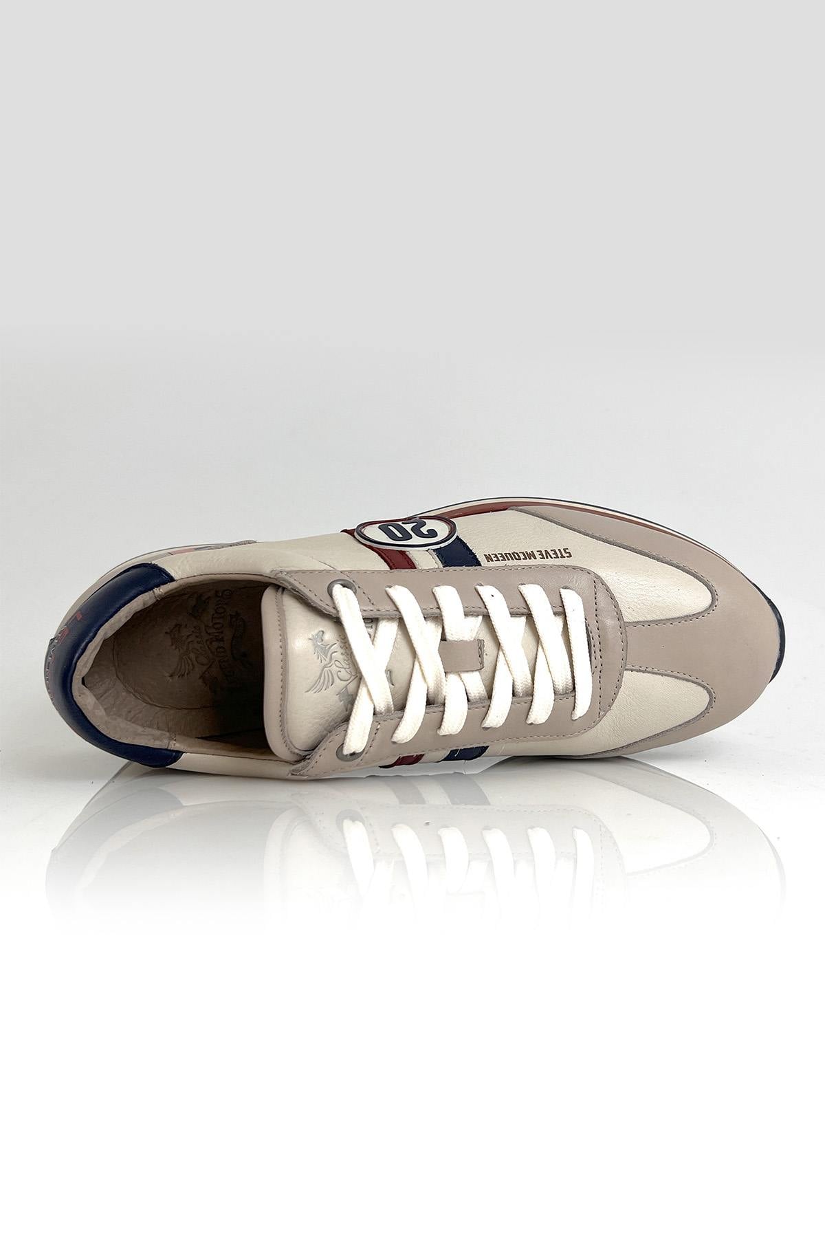 Zapatos De Piel Hombre Steve Mcqueen COOL ECRU — vista 9