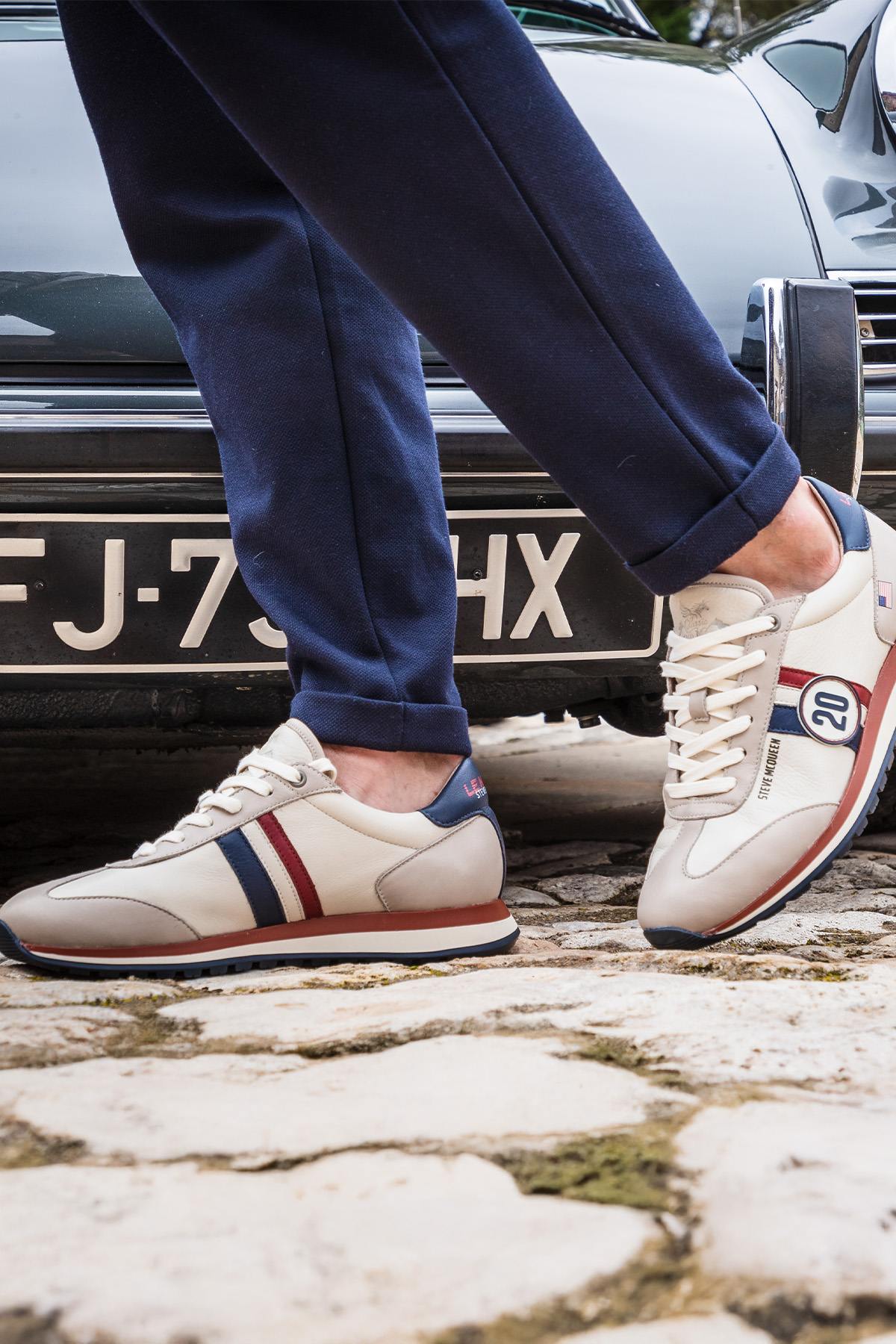 Zapatos De Piel Hombre Steve Mcqueen COOL ECRU — vista 2