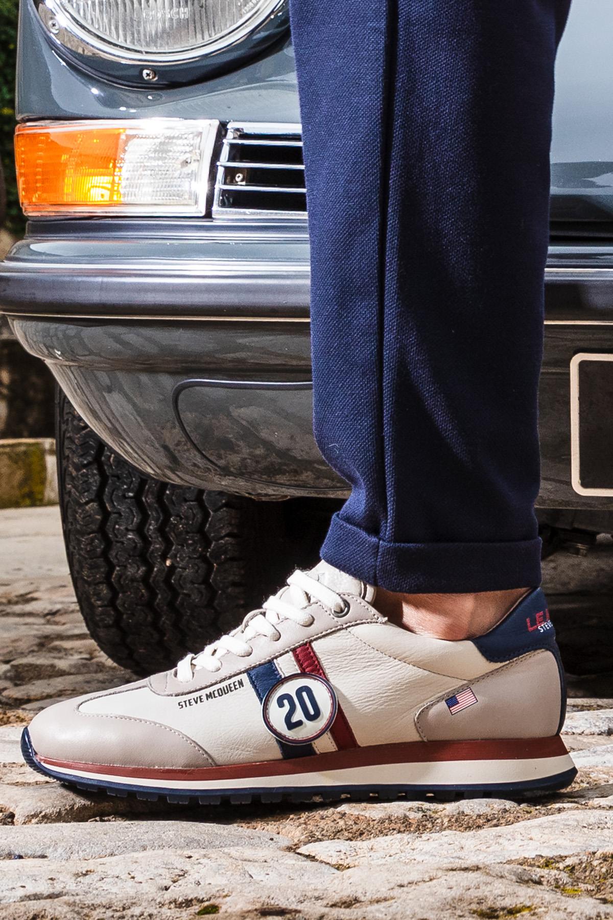Zapatos De Piel Hombre Steve Mcqueen COOL ECRU — vista 1