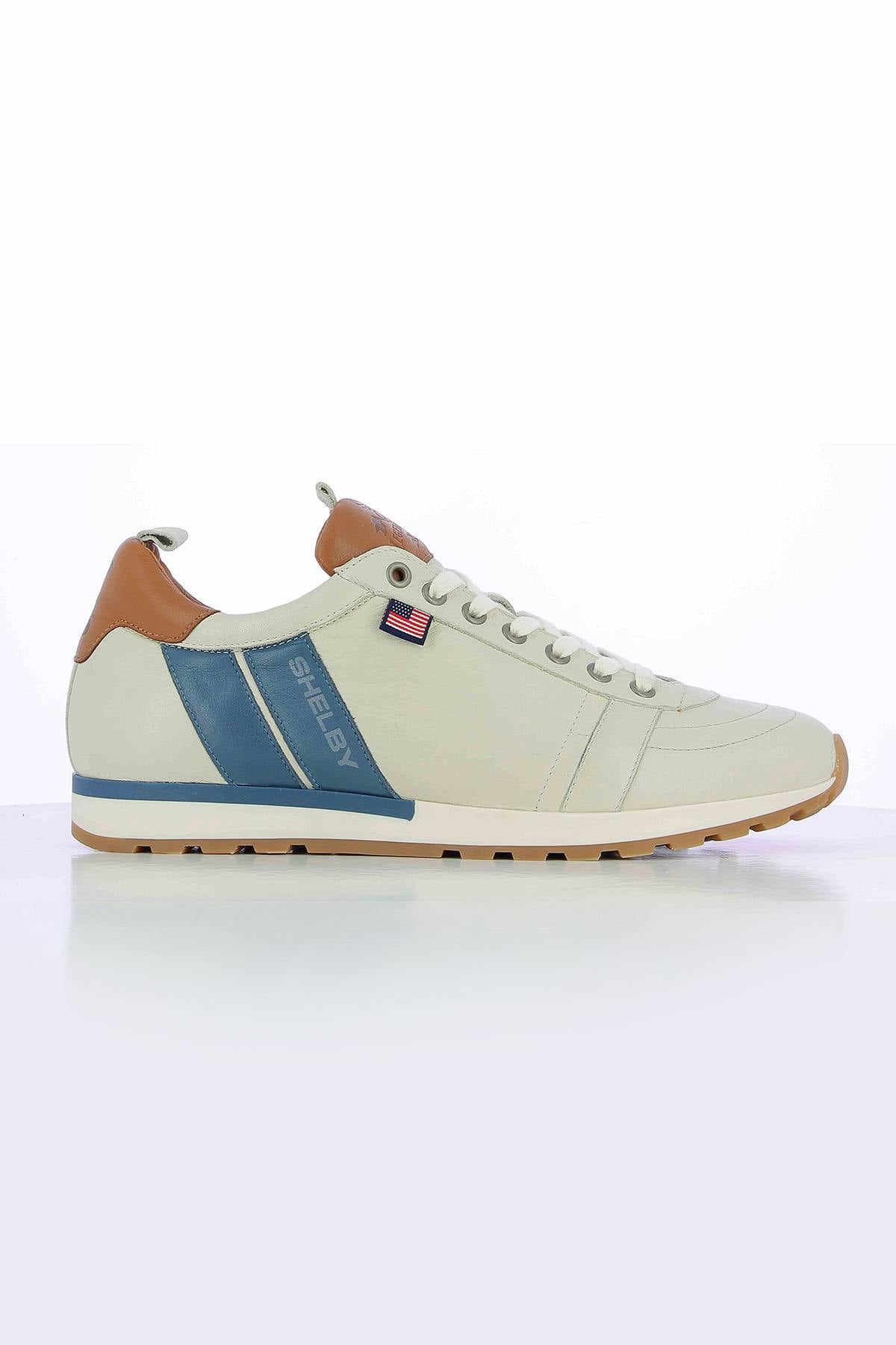 Herren Ledersneakers Carroll Shelby GT SHELBY ECRU — Ansicht 3