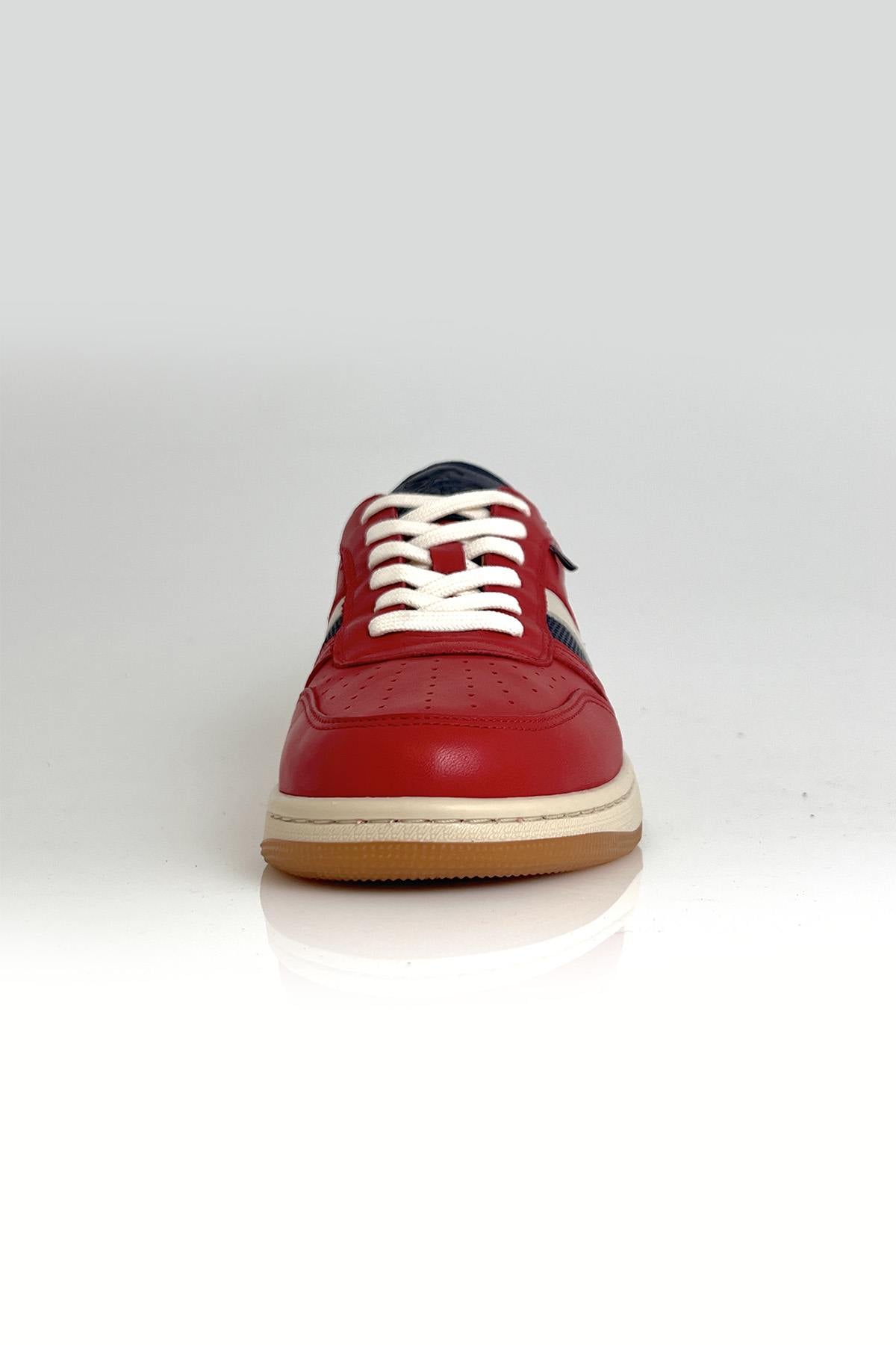 Herren Ledersneakers Steve Mcqueen BULL RED RACING — Ansicht 5