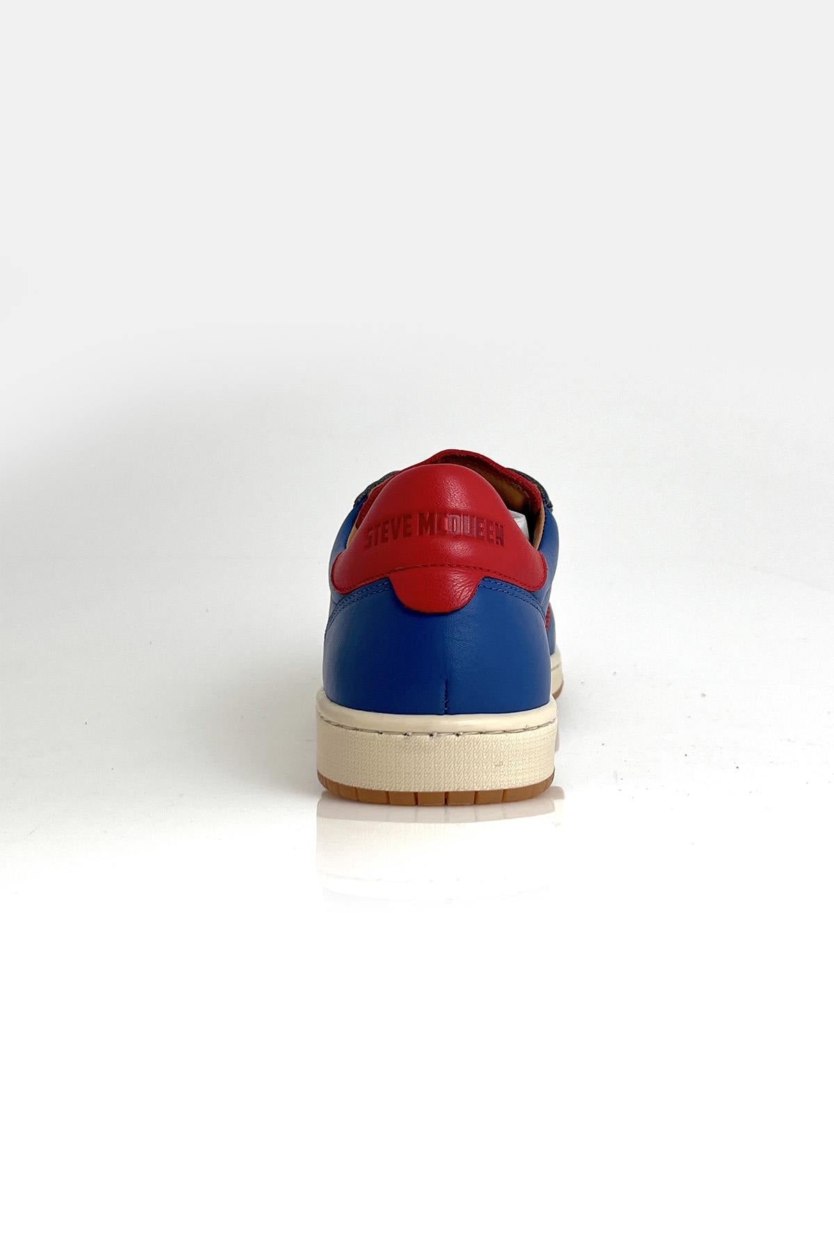 Herren Ledersneakers Steve Mcqueen BULL OCEAN BLUE — Ansicht 7