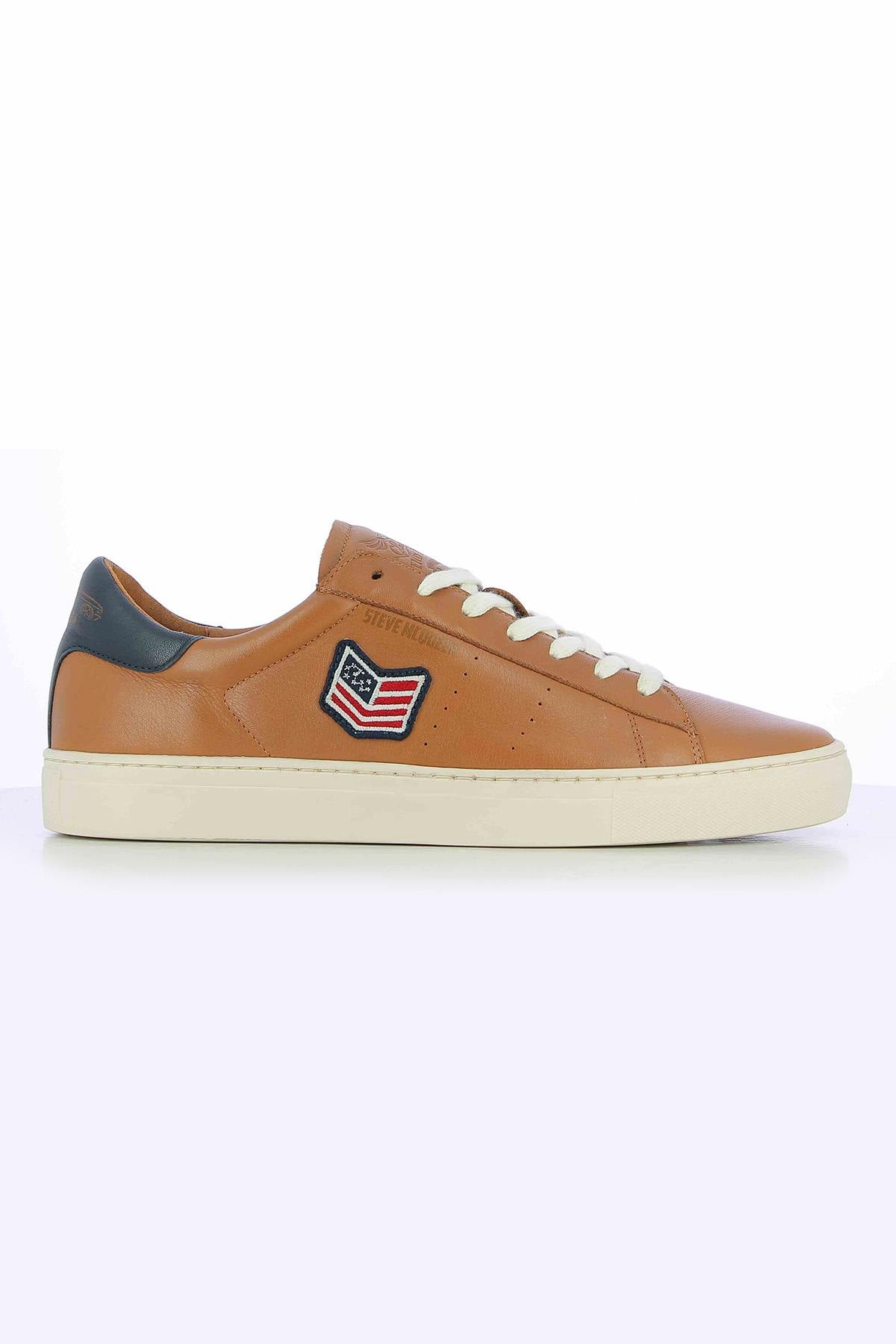 Herren Ledersneakers Steve Mcqueen MAC COY CAMEL — Ansicht 1