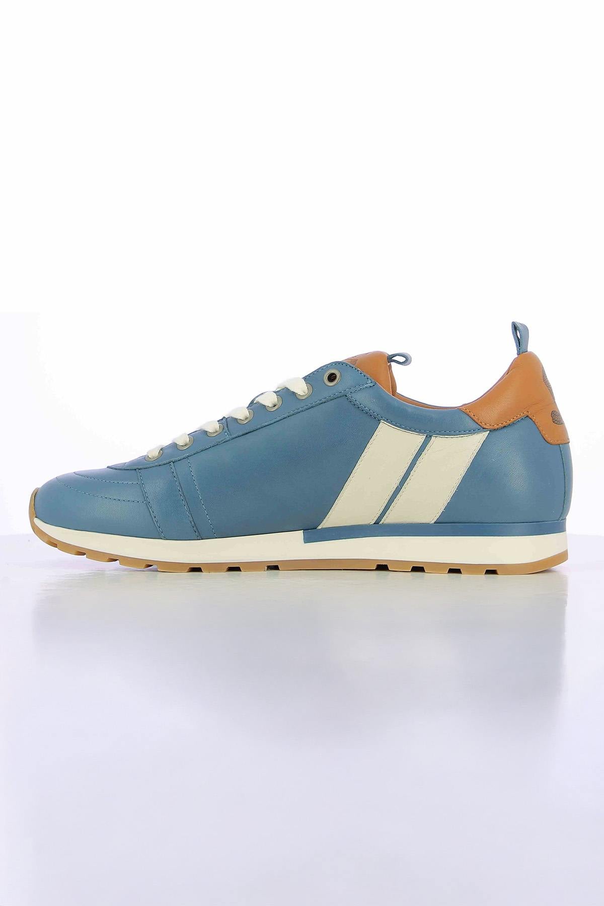 Baskets En Cuir Homme Carroll Shelby GT SHELBY BLUE — vue 4