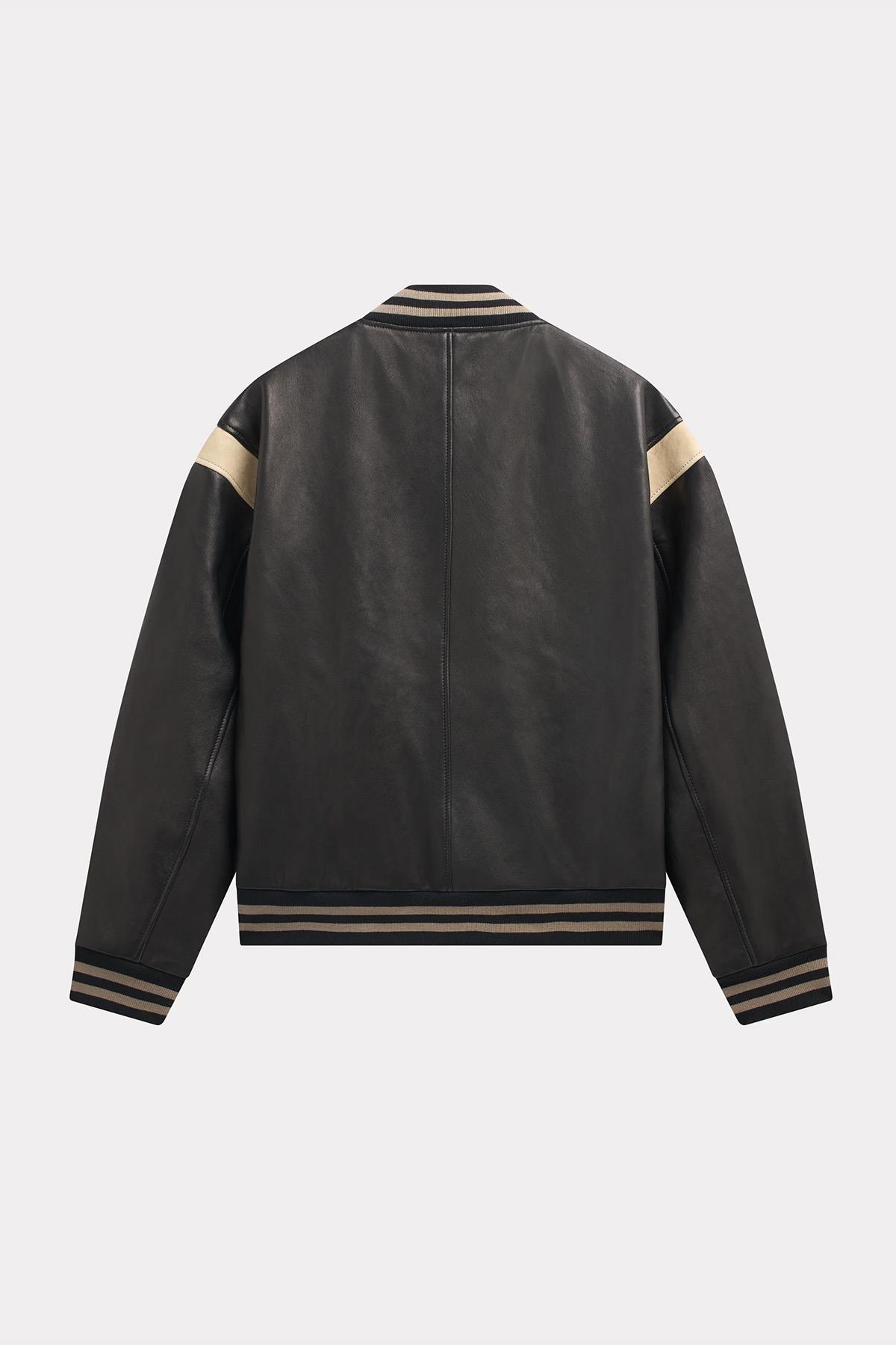 Chaqueta Hombre Chevignon TEDDY VARSITY BLACK/WHITE — vista 10