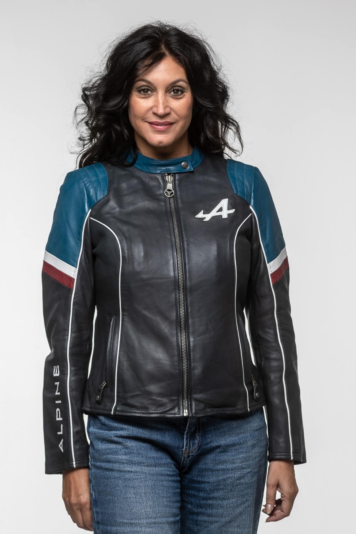 Chaqueta Mujeres Alpine A424 WOMEN SHEEP CROWN NAVY — vista 3