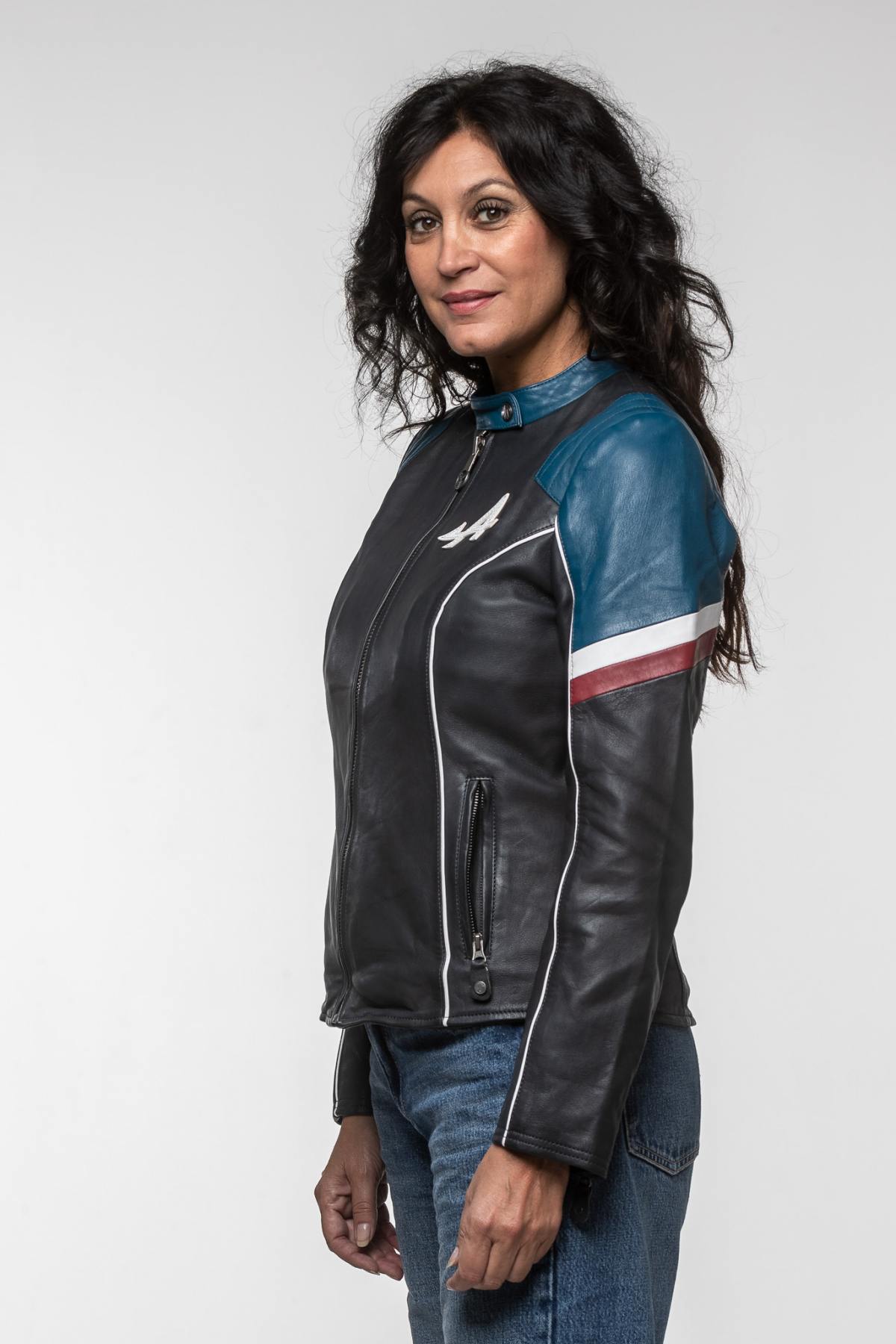 Chaqueta Mujeres Alpine A424 WOMEN SHEEP CROWN NAVY — vista 7