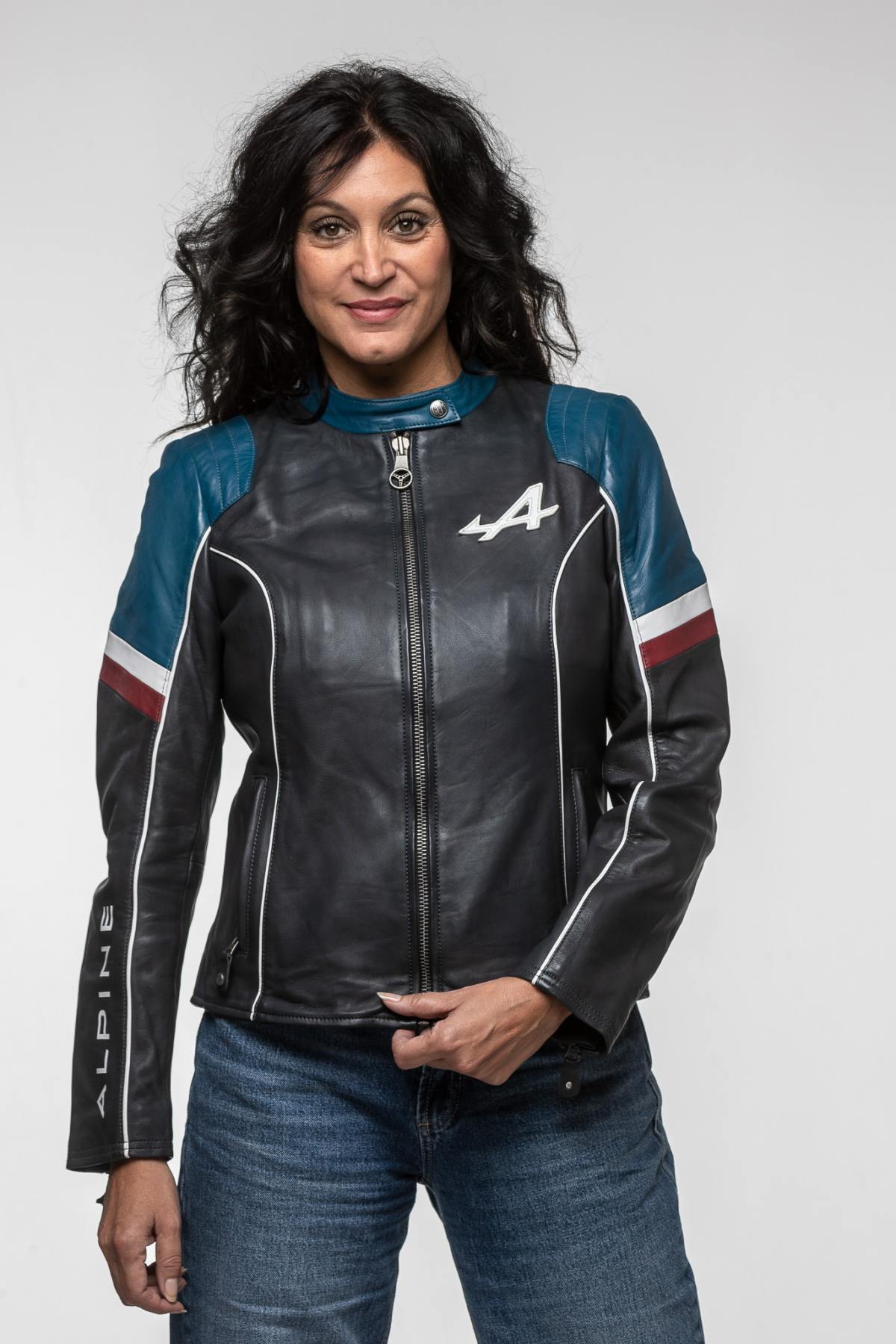 Chaqueta Mujeres Alpine A424 WOMEN SHEEP CROWN NAVY — vista 6