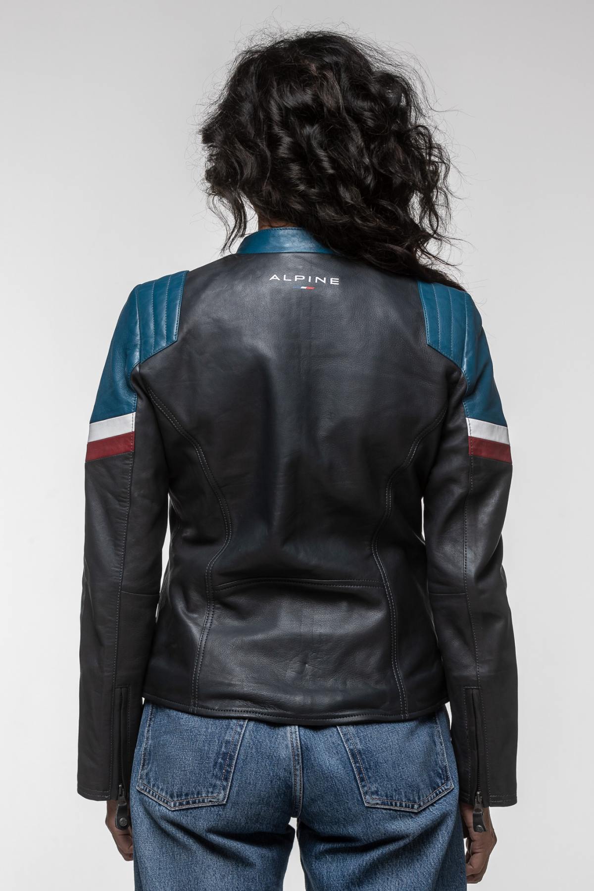 Chaqueta Mujeres Alpine A424 WOMEN SHEEP CROWN NAVY — vista 5