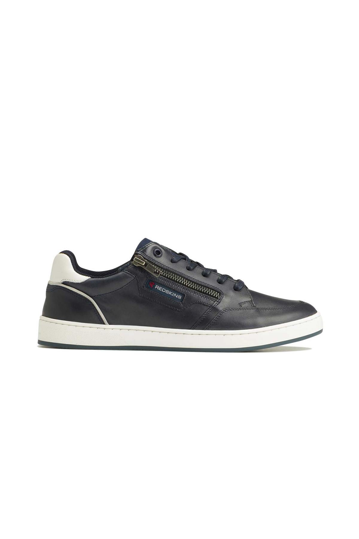 Herren Ledersneakers Redskins MISSOURI MARINE BLANC — Ansicht 3