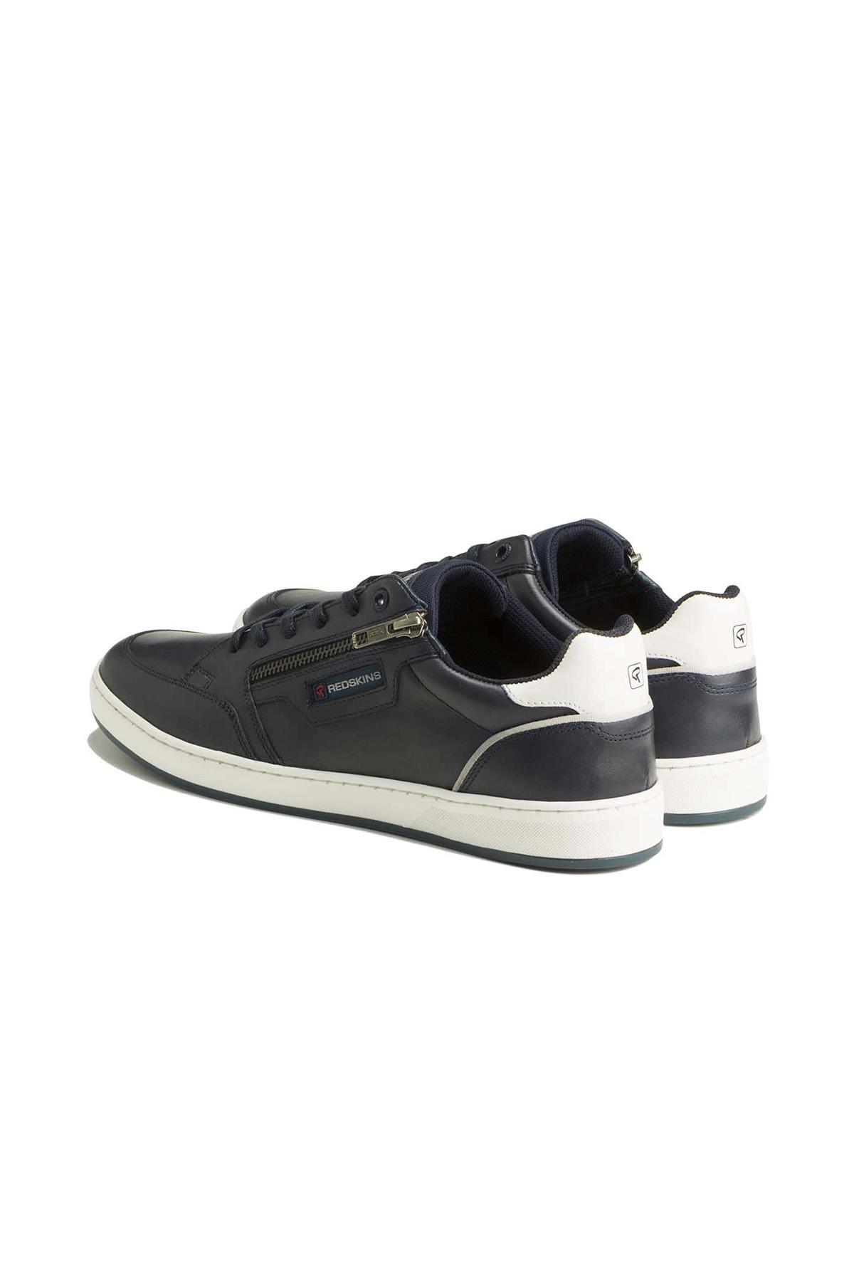Herren Ledersneakers Redskins MISSOURI MARINE BLANC — Ansicht 2