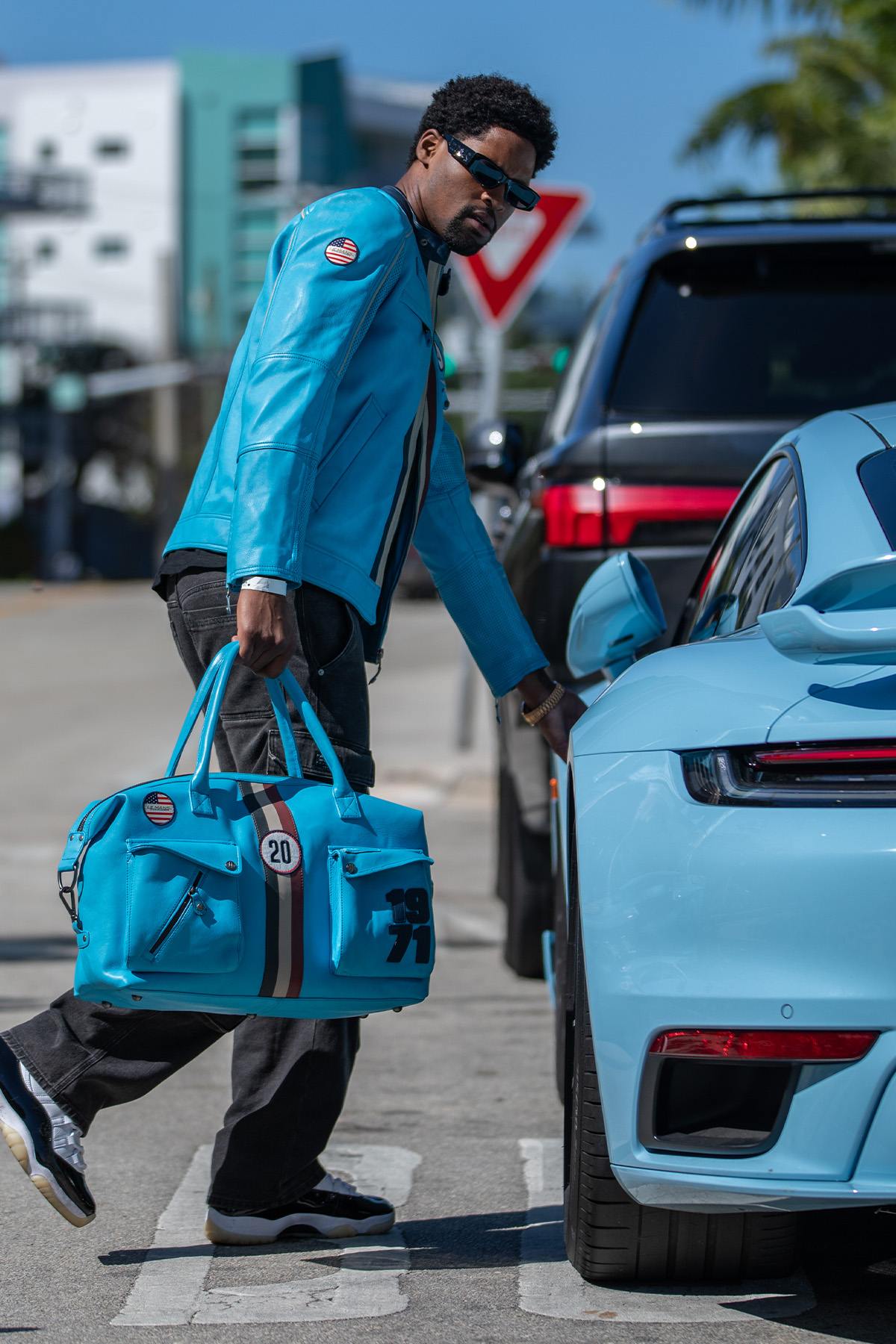 Herren Taschen Steve Mcqueen NOLAN6 48H NORSE BLUE — Ansicht 5