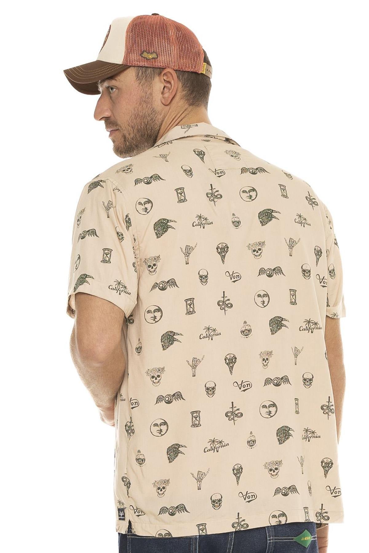 Herren Hemd Von Dutch CHEMISE ISO B — Ansicht 2
