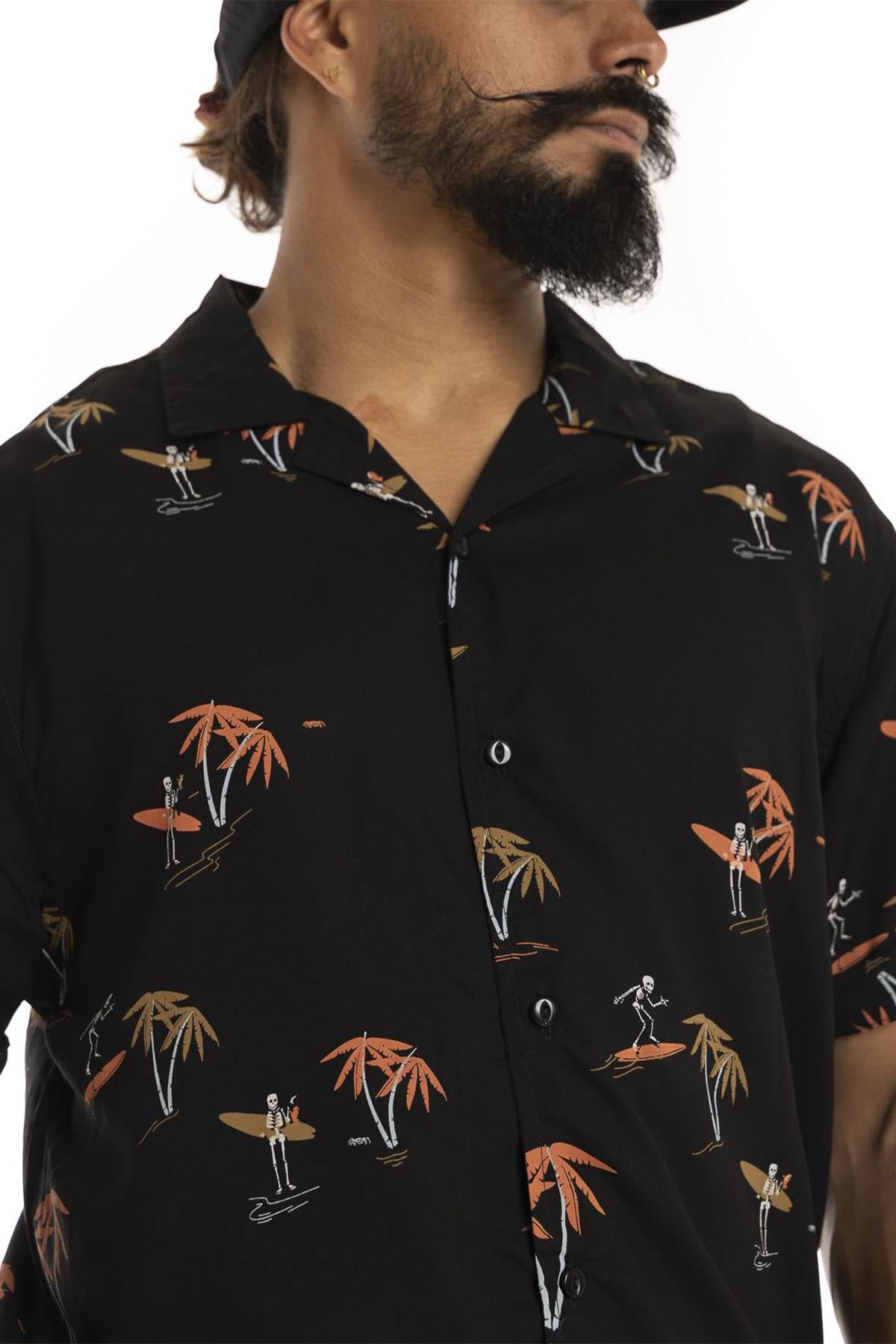 Camisa Hombre Von Dutch CHEMISE WAVES NR — vista 3