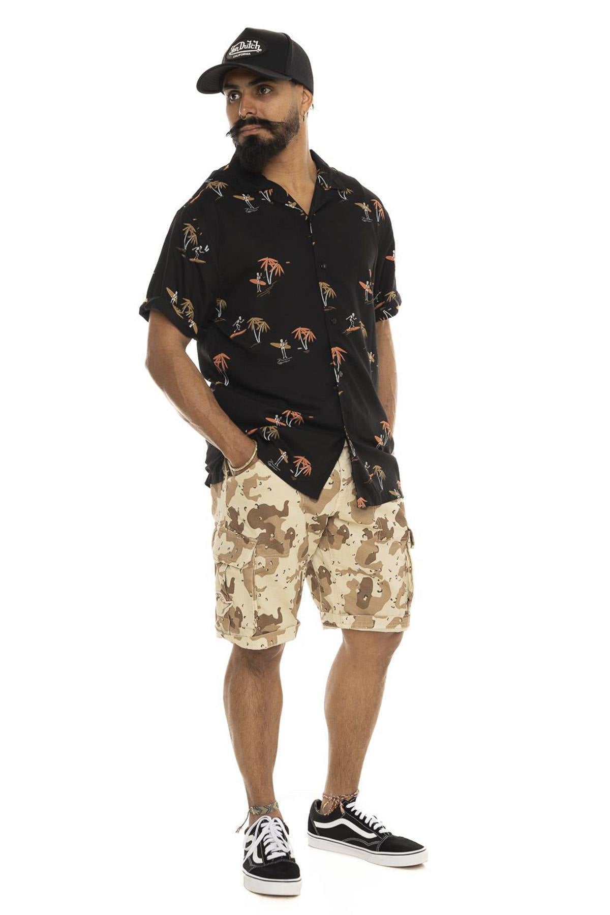 Camisa Hombre Von Dutch CHEMISE WAVES NR — vista 4