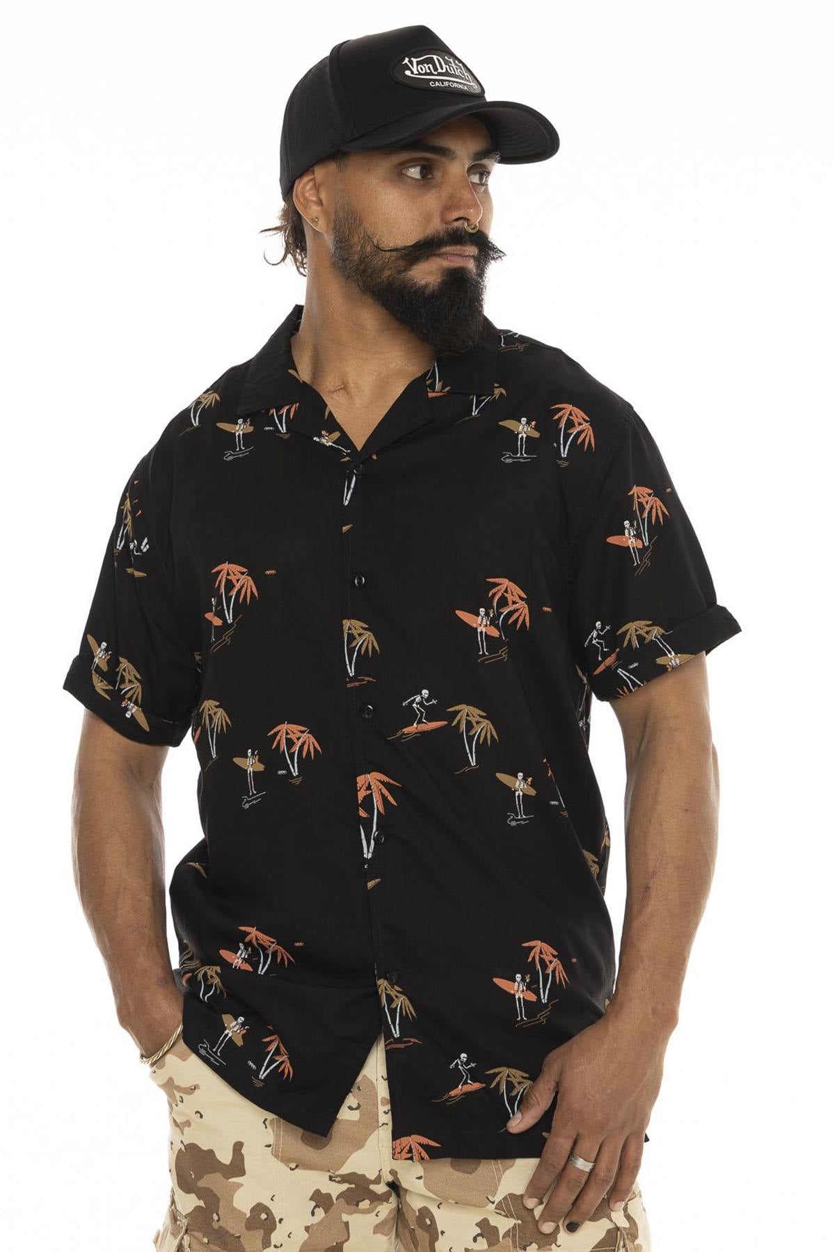 Camisa Hombre Von Dutch CHEMISE WAVES NR — vista 1
