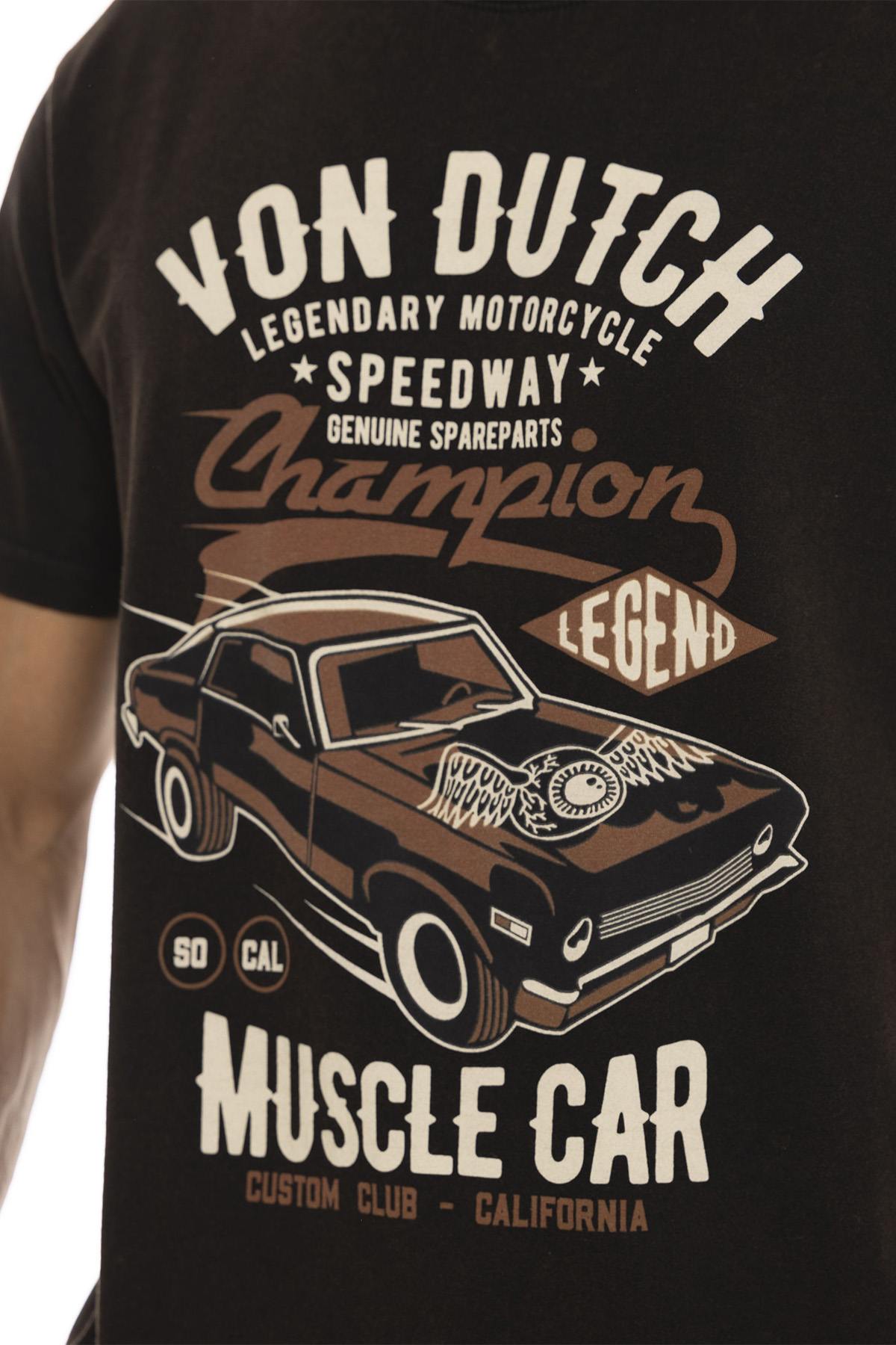 Herren T-shirt Von Dutch TEE SHIRT MUSCLE NR — Ansicht 2