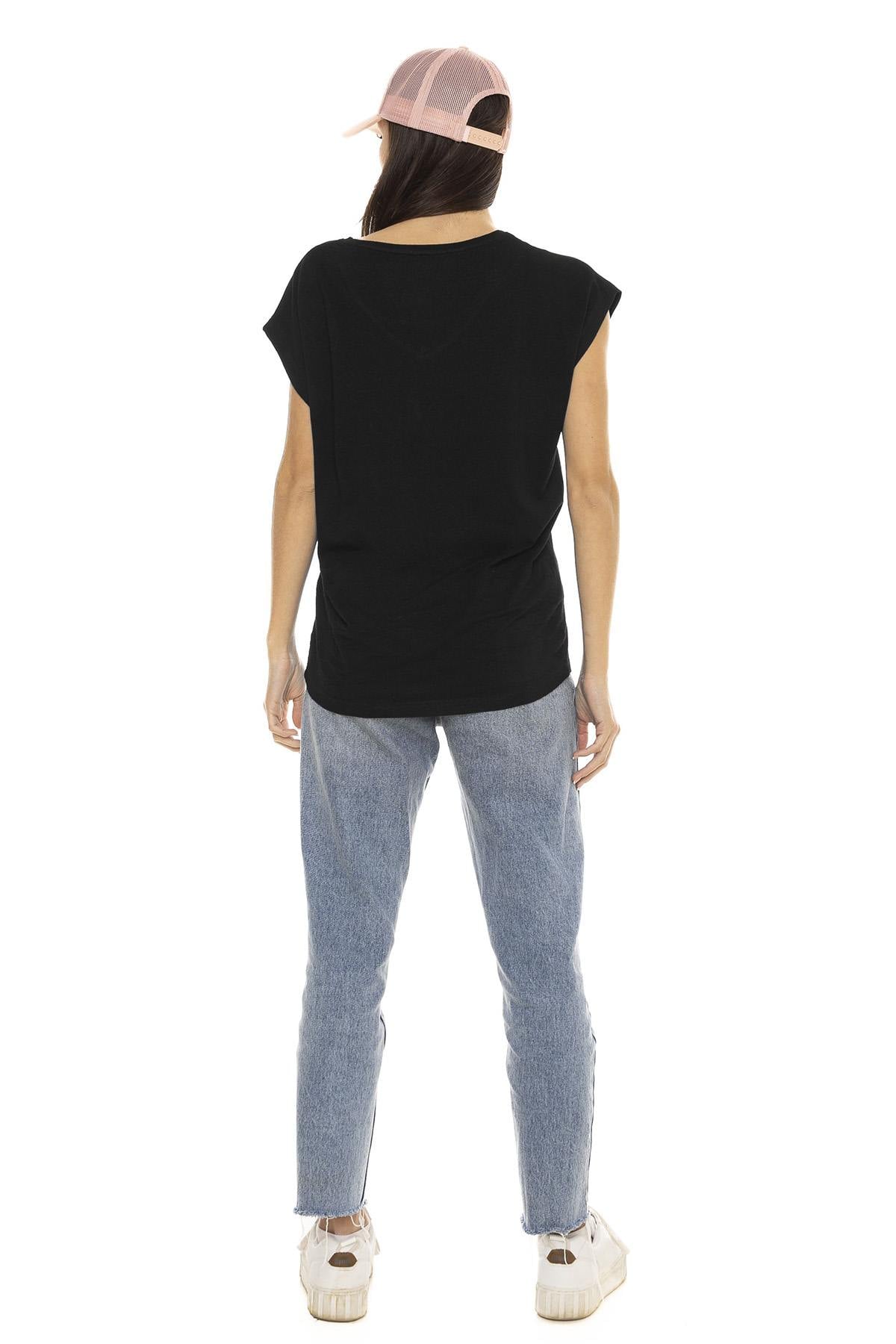 Camiseta Mujeres Von Dutch TEE SHIRT AME B — vista 5