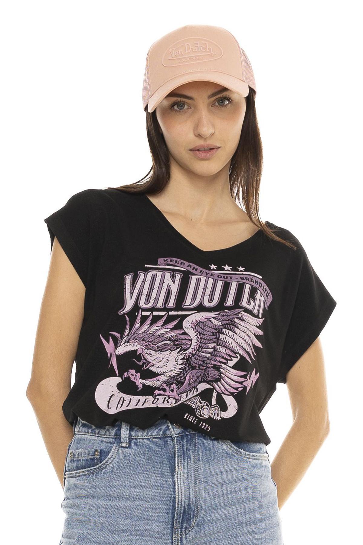 Camiseta Mujeres Von Dutch TEE SHIRT AME B — vista 1