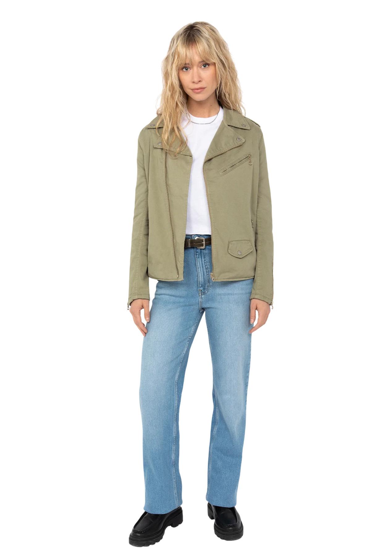 Damen Jacke Schott PERF1637WX LIGHT KAKI — Ansicht 6