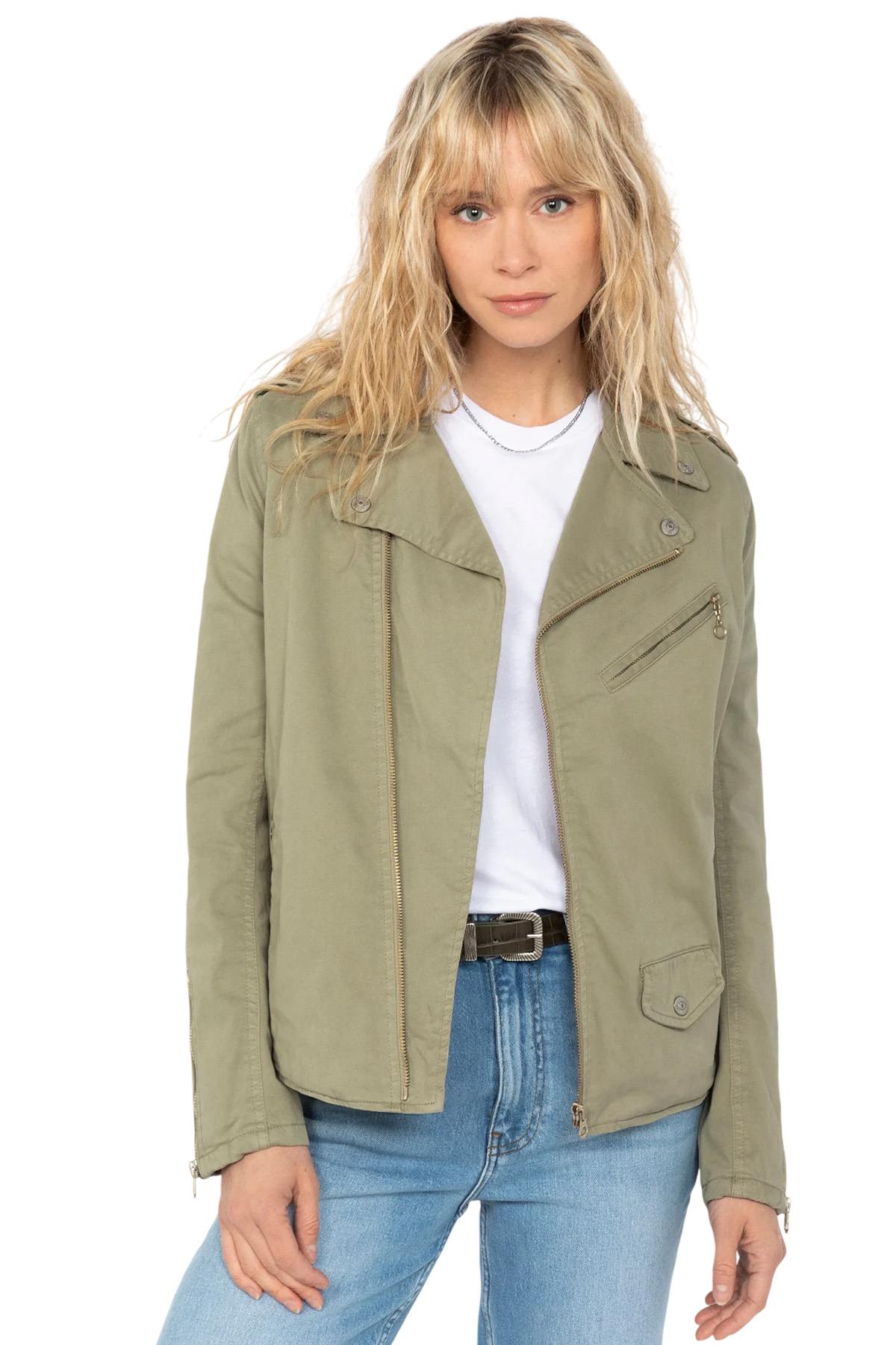 Damen Jacke Schott PERF1637WX LIGHT KAKI — Ansicht 1