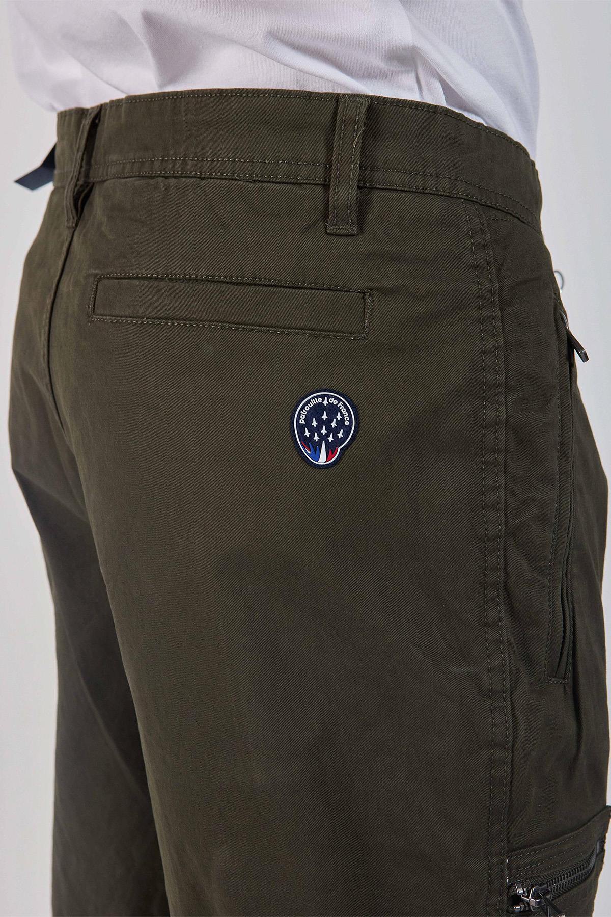 Herren Hose Patrouille De France MACH 1 AIRCRAFT ARMY GREEN — Ansicht 2