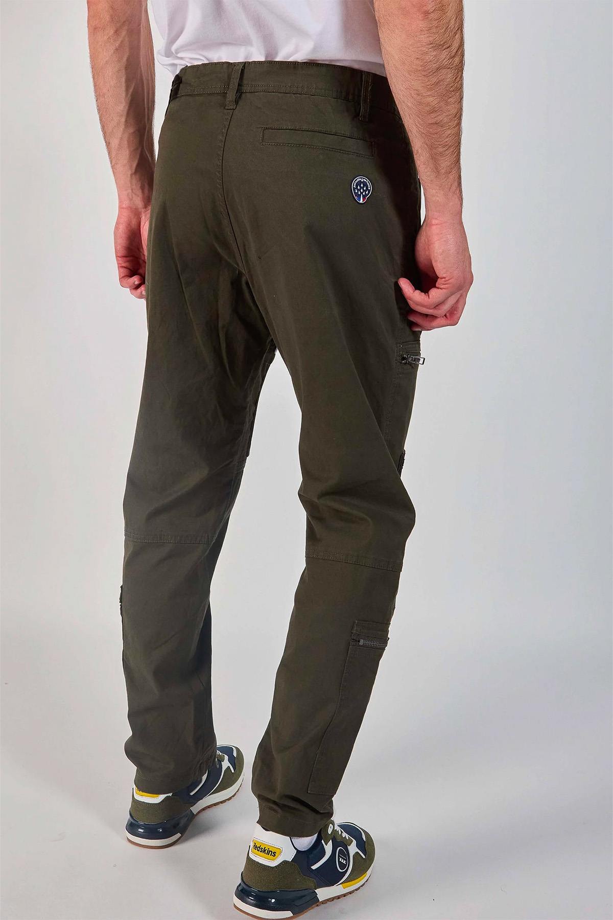 Herren Hose Patrouille De France MACH 1 AIRCRAFT ARMY GREEN — Ansicht 3