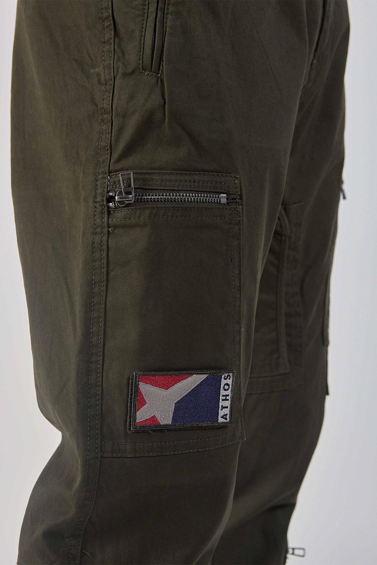 Herren Hose Patrouille De France MACH 1 AIRCRAFT ARMY GREEN — Ansicht 5