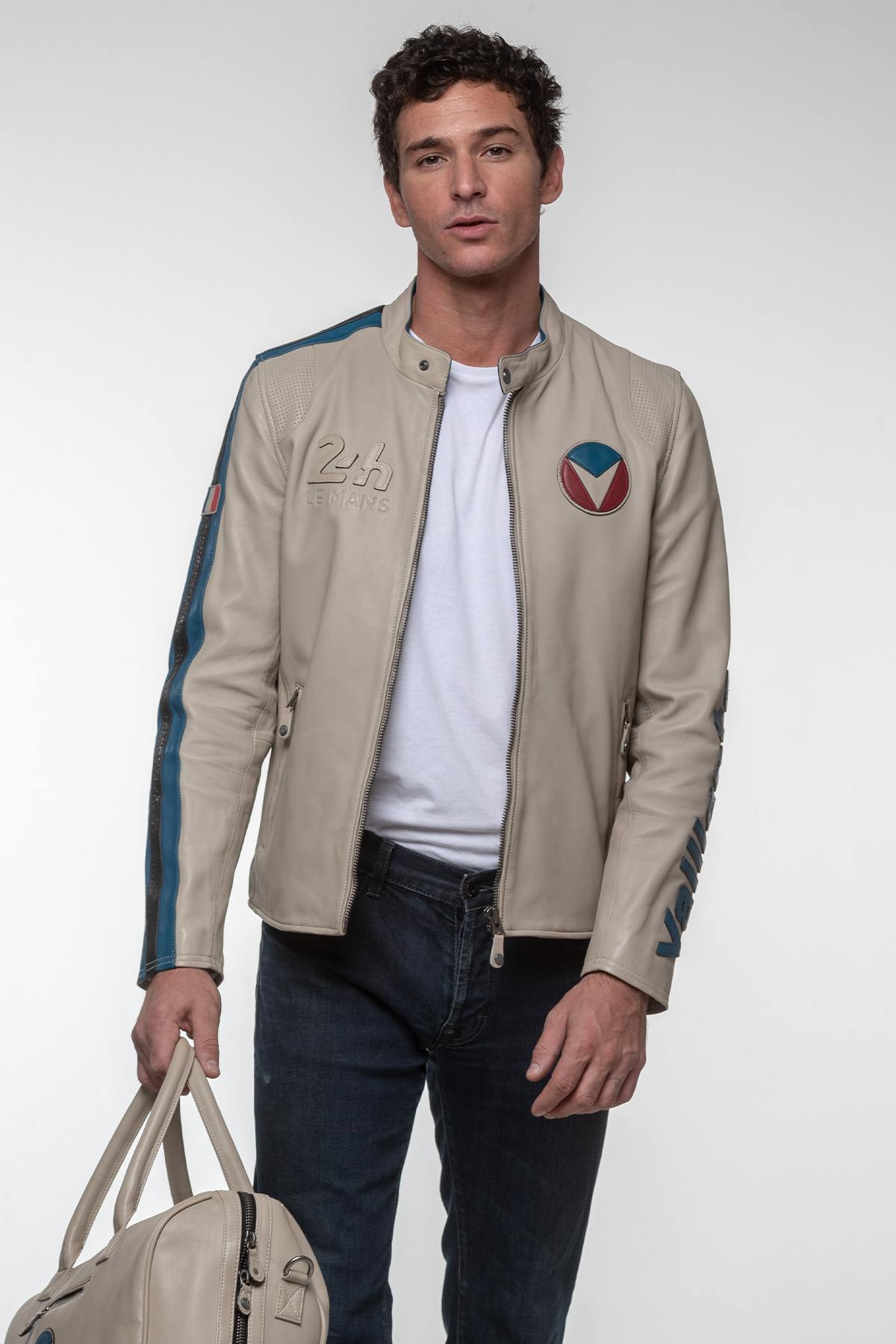 Chaqueta Hombre Michel Vaillant MICHEL2 VAILLANT ECRU — vista 10