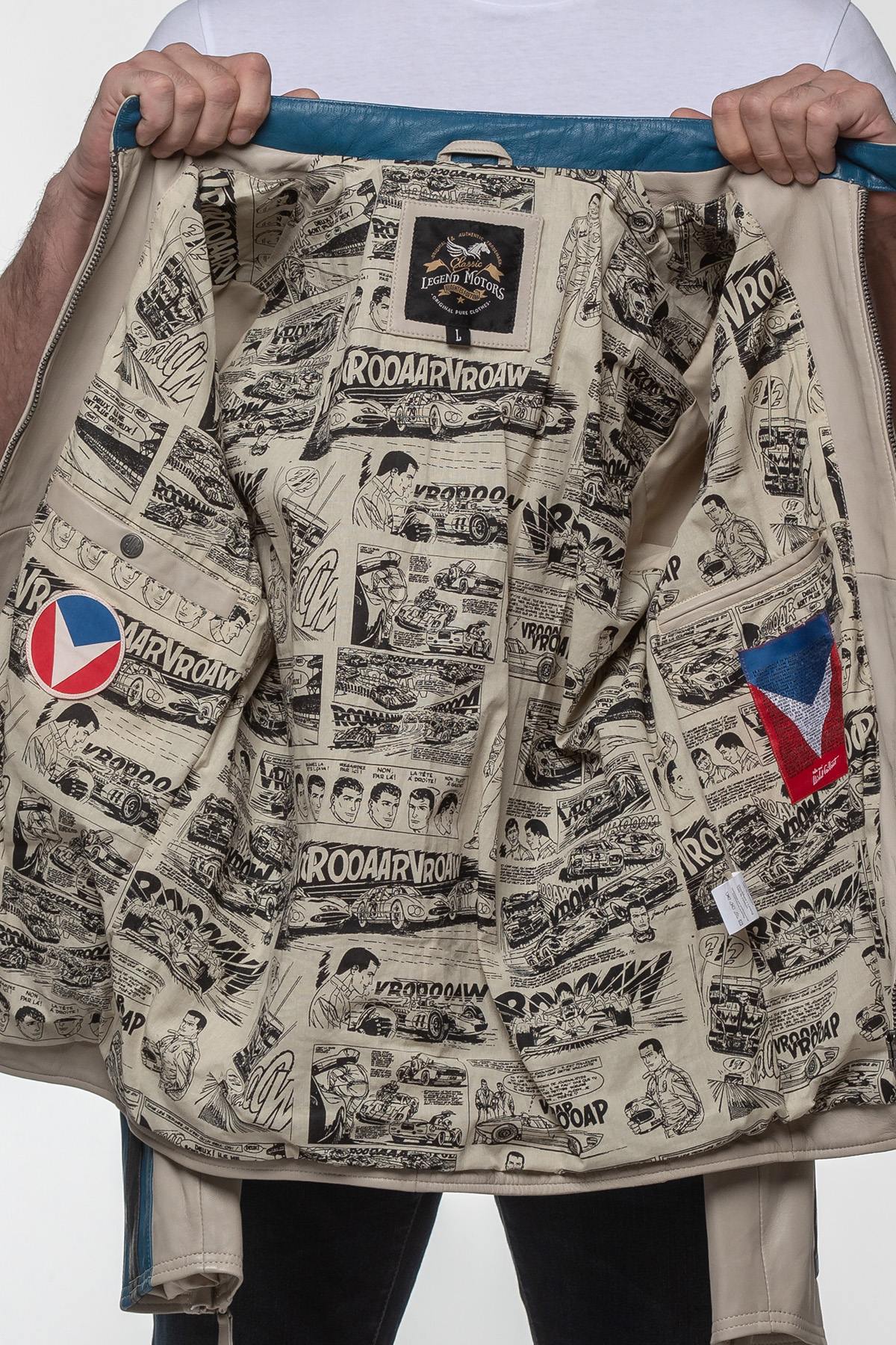 Chaqueta Hombre Michel Vaillant MICHEL2 VAILLANT ECRU — vista 4
