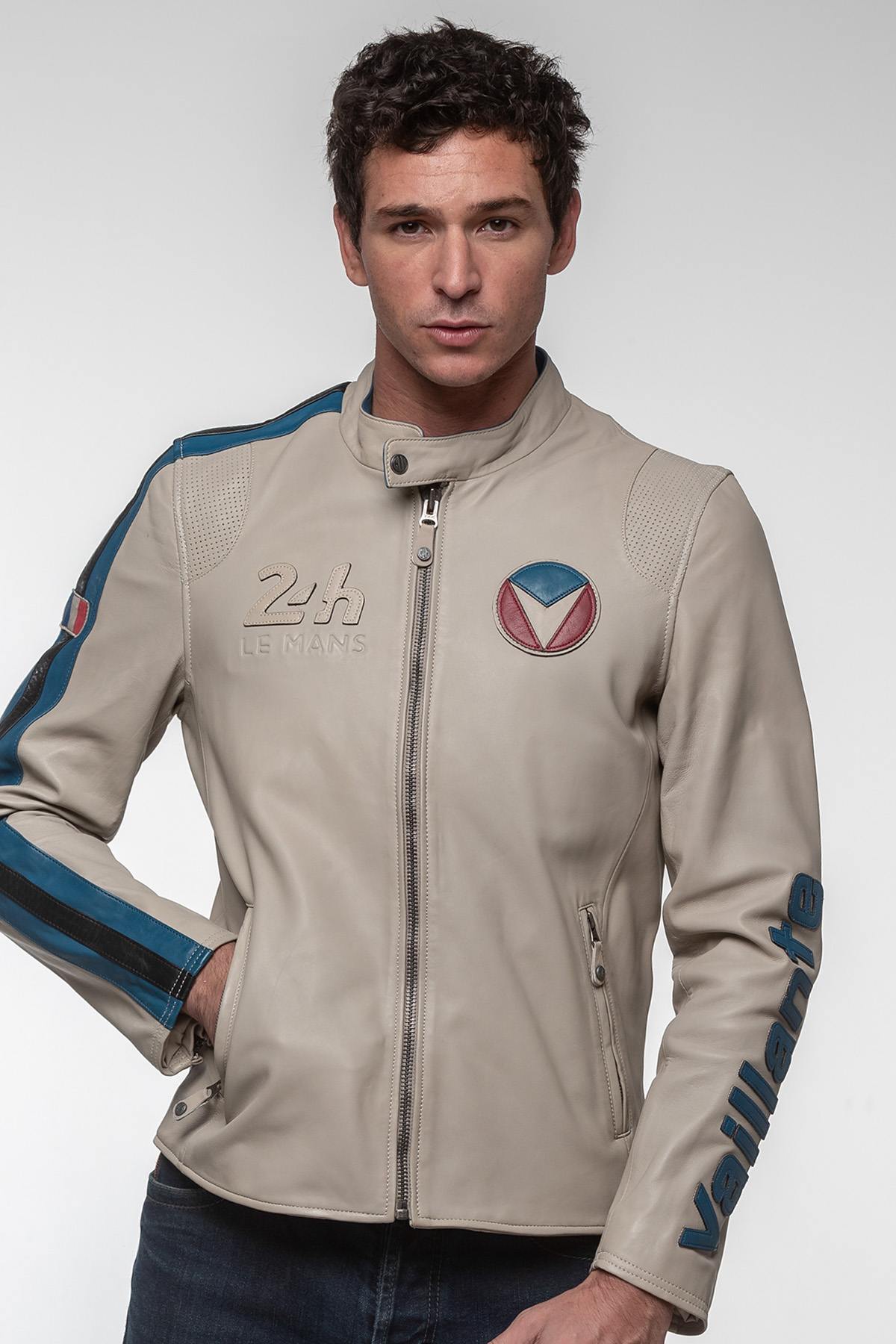 Chaqueta Hombre Michel Vaillant MICHEL2 VAILLANT ECRU — vista 7