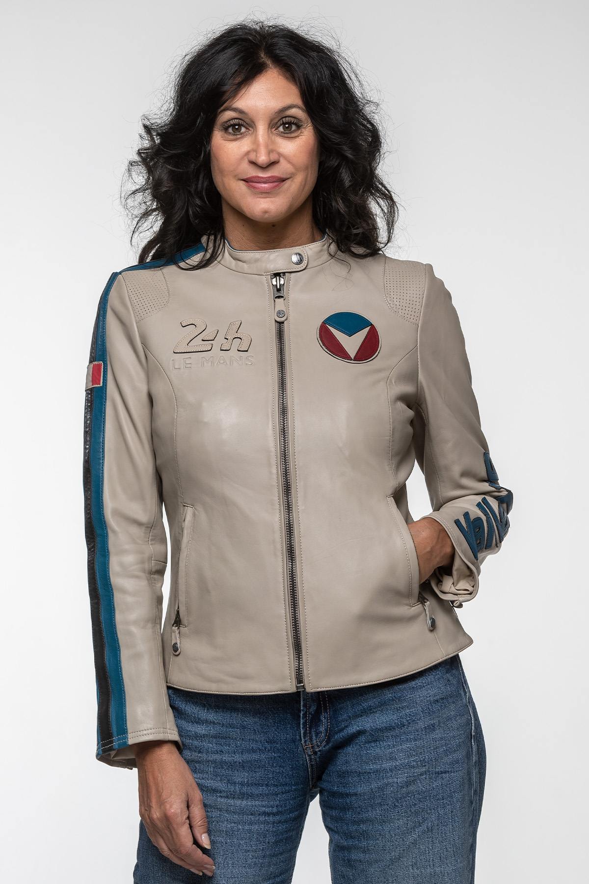 Chaqueta Mujeres Michel Vaillant GABRIELLE VAILLANT ECRU — vista 4