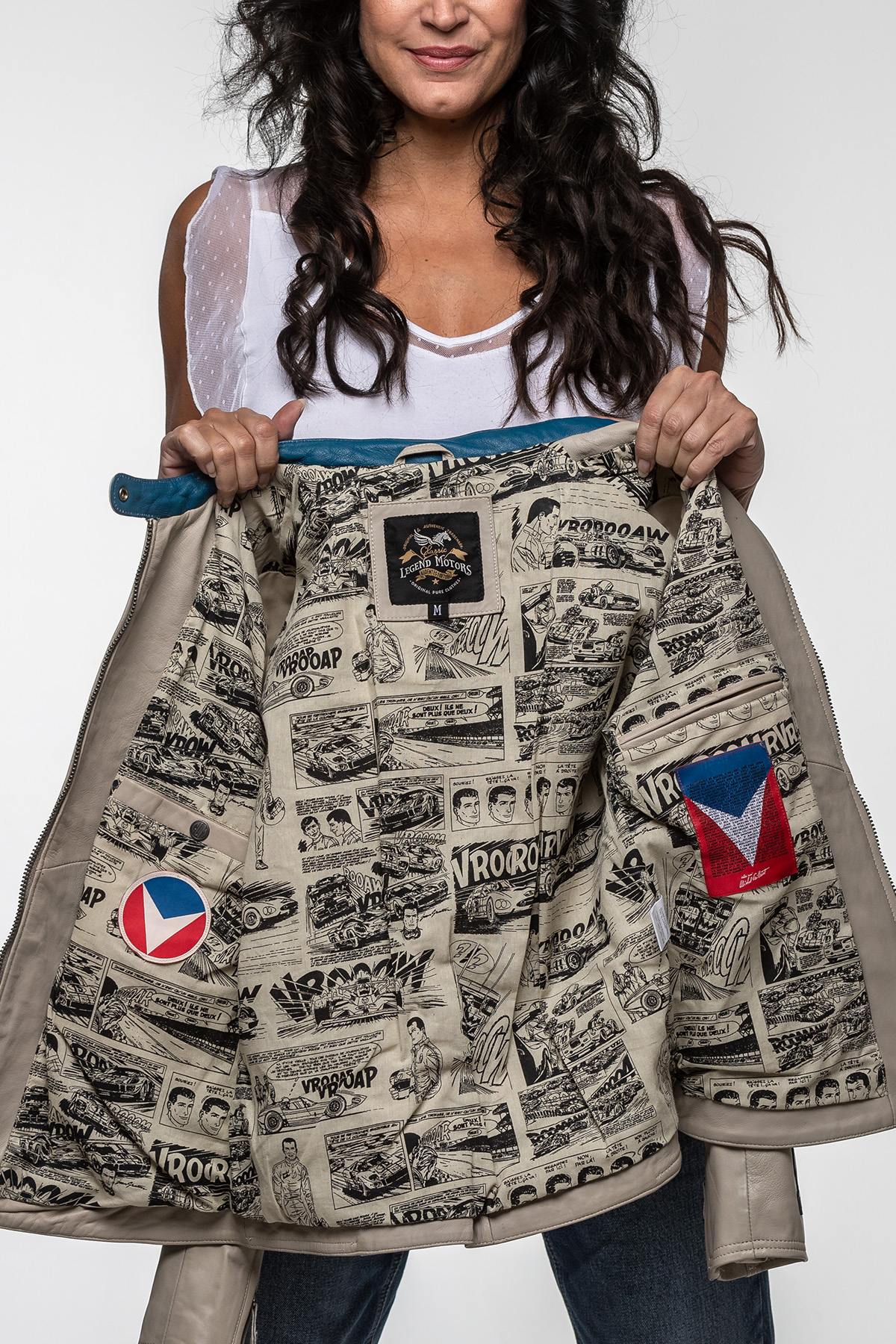 Chaqueta Mujeres Michel Vaillant GABRIELLE VAILLANT ECRU — vista 2