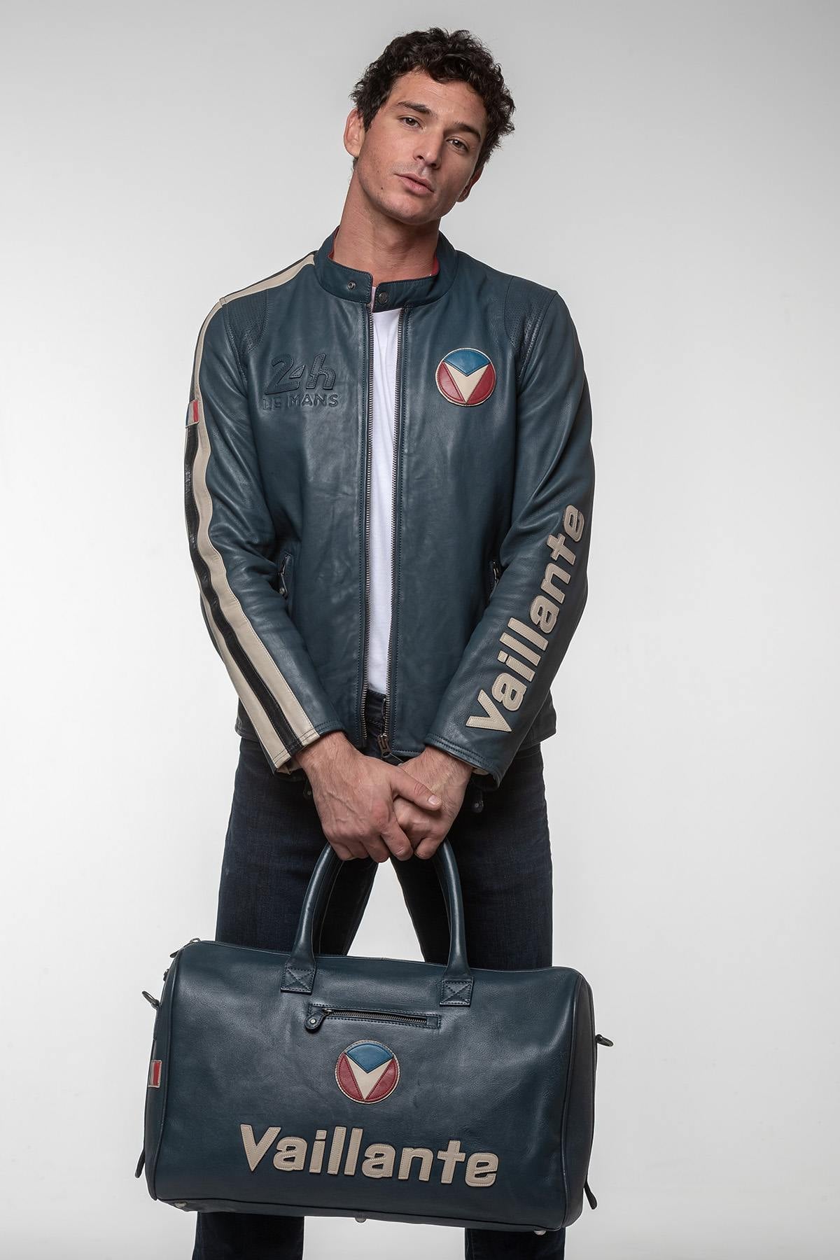 Bolsos Hombre Michel Vaillant VAILLANTE 48H ROYAL BLUE — vista 3
