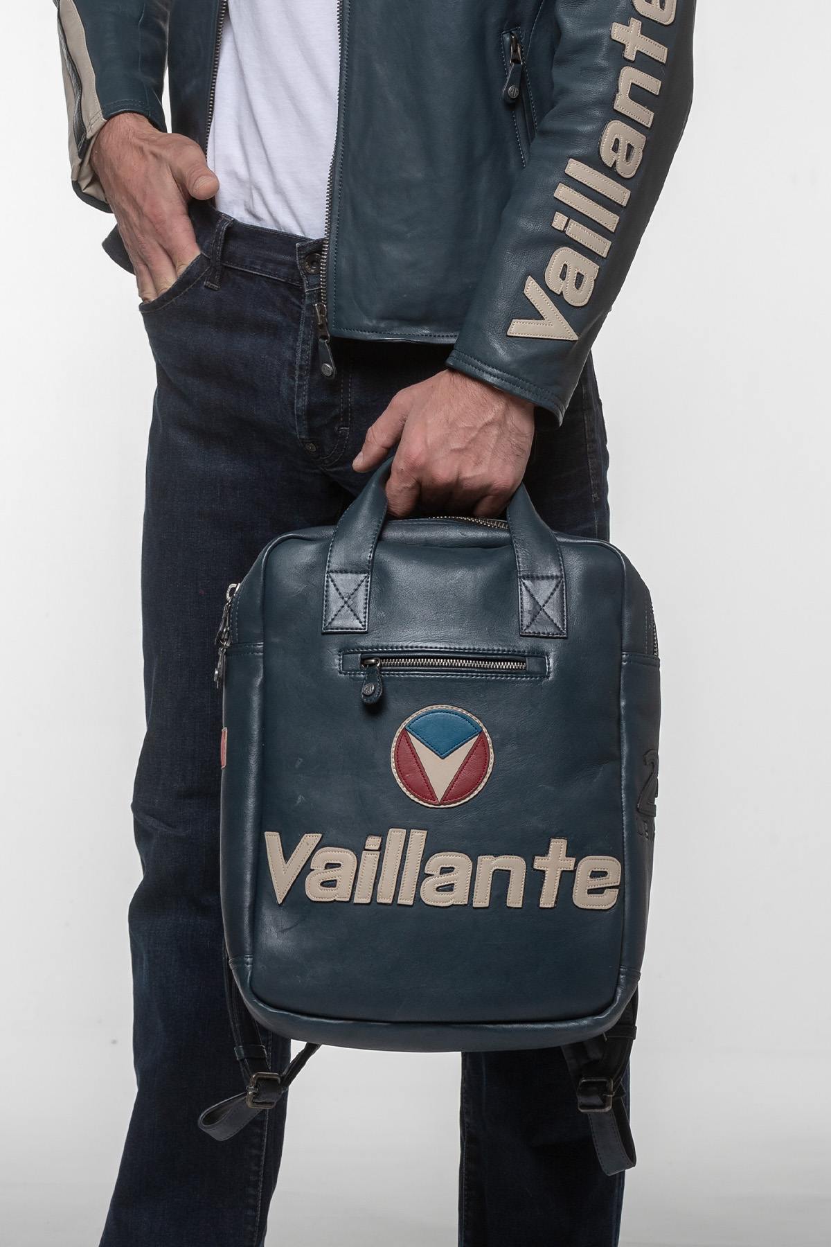 Bolsos Hombre Michel Vaillant VAILLANTE BACKPACK ROYAL BLUE — vista 3