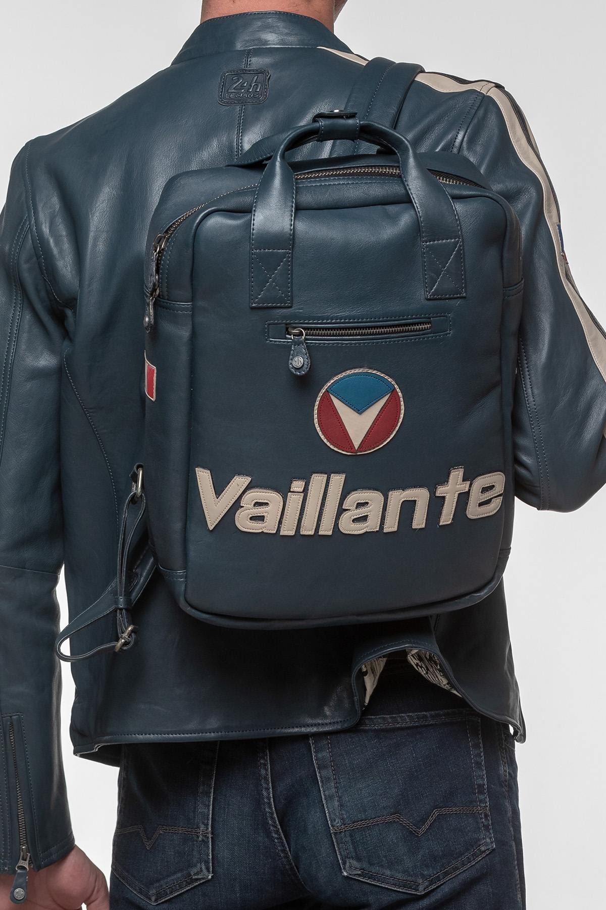 Bolsos Hombre Michel Vaillant VAILLANTE BACKPACK ROYAL BLUE — vista 2