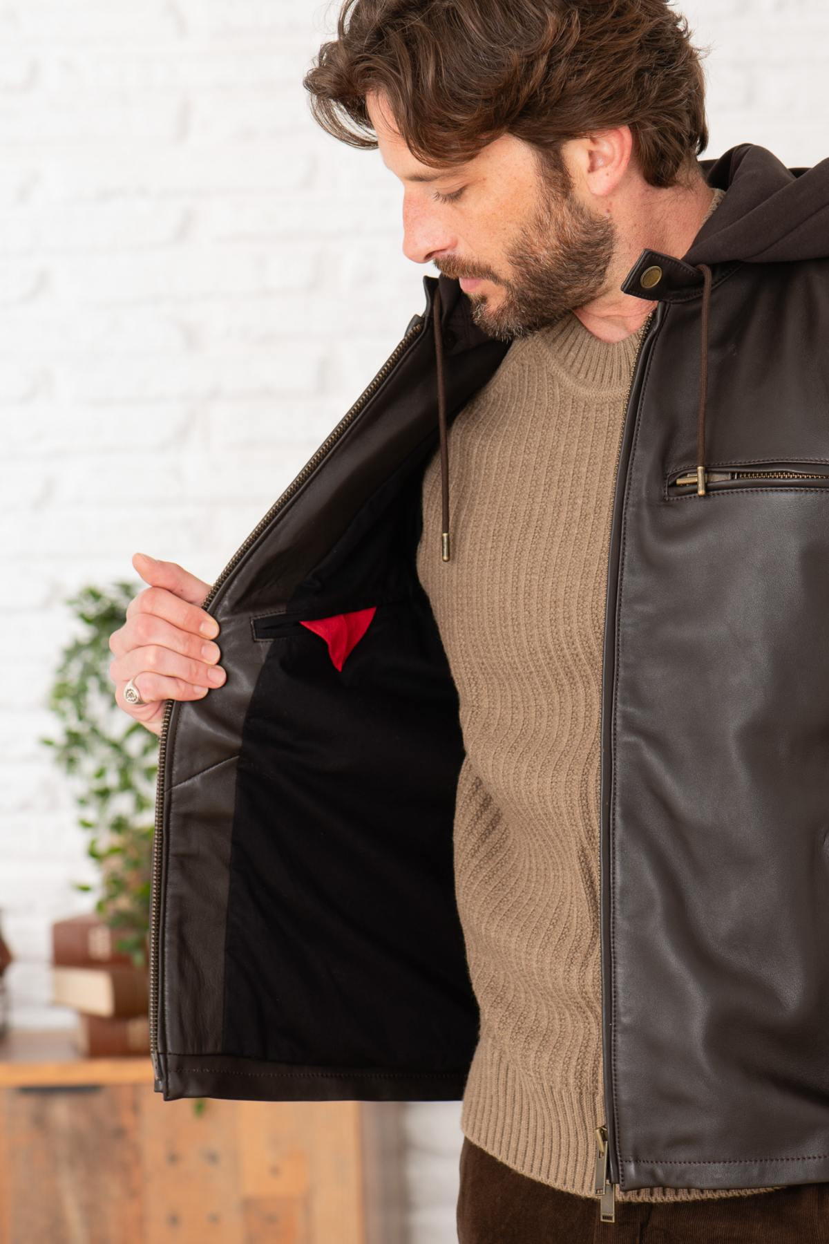 Chaqueta Hombre Chevignon WHEEL CACAO — vista 5