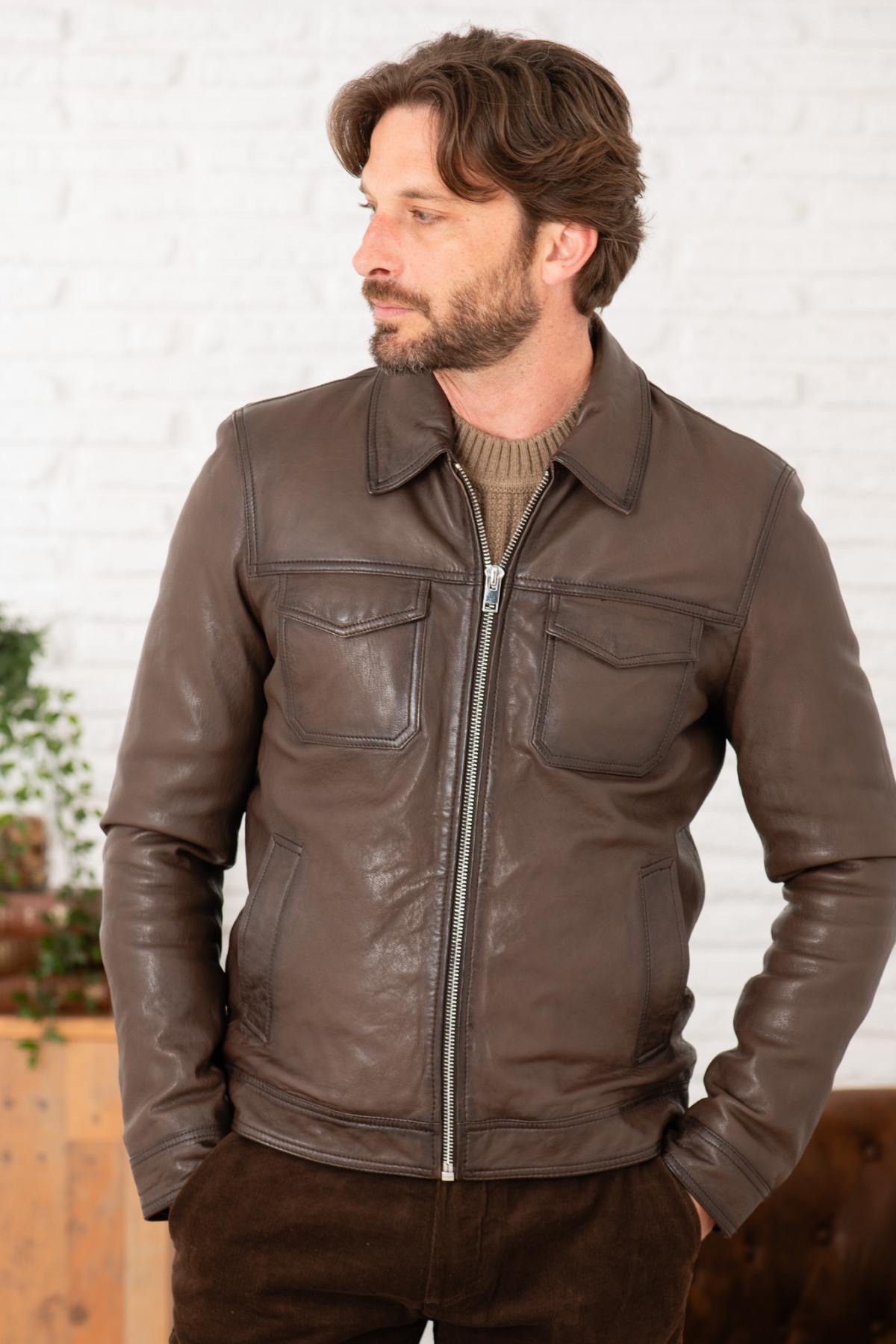 Giacche Uomo Serge Pariente CREED MOCCA — vista 1