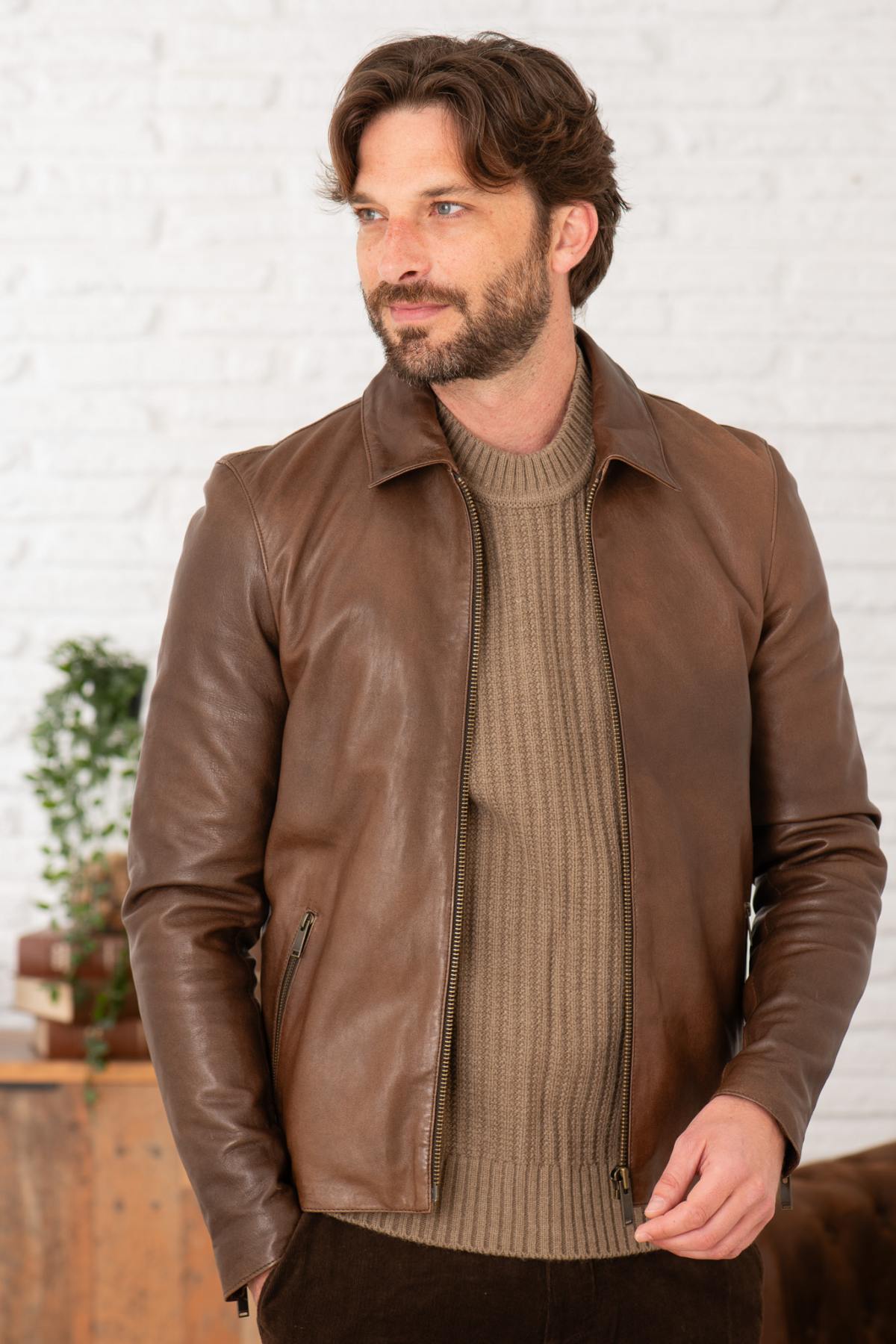Blouson Homme Chevignon TROOPER CACAO — vue 4