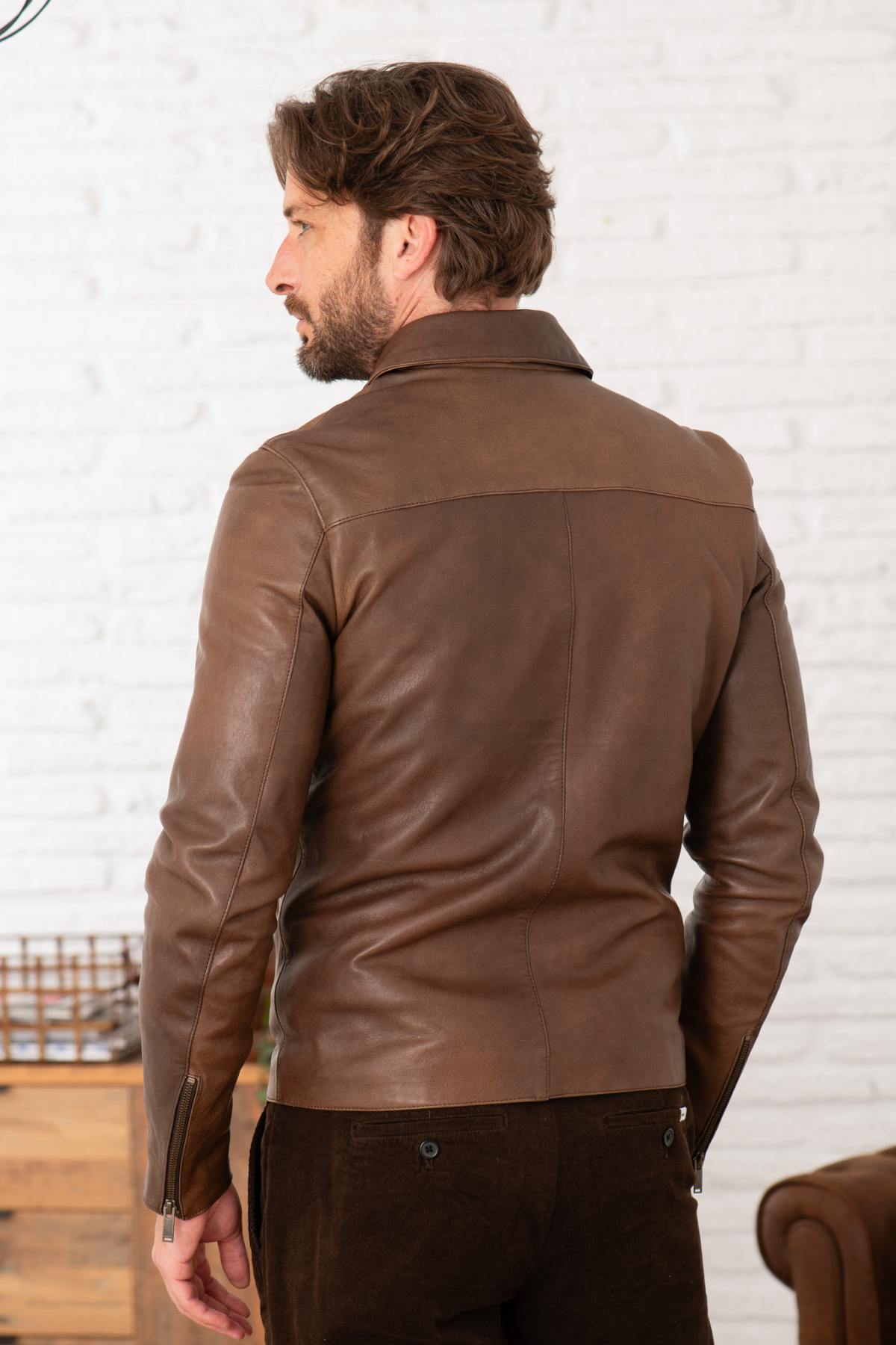 Blouson Homme Chevignon TROOPER CACAO — vue 3