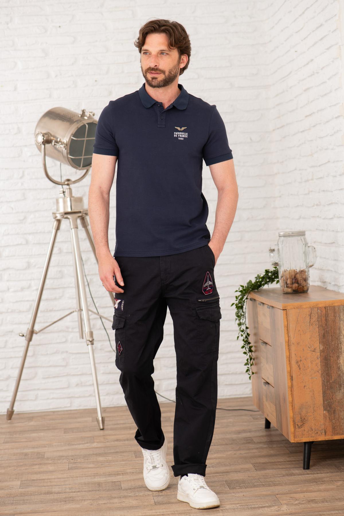 Polo Homme Patrouille De France FIRST CLUB NAVY BLUE — vue 1