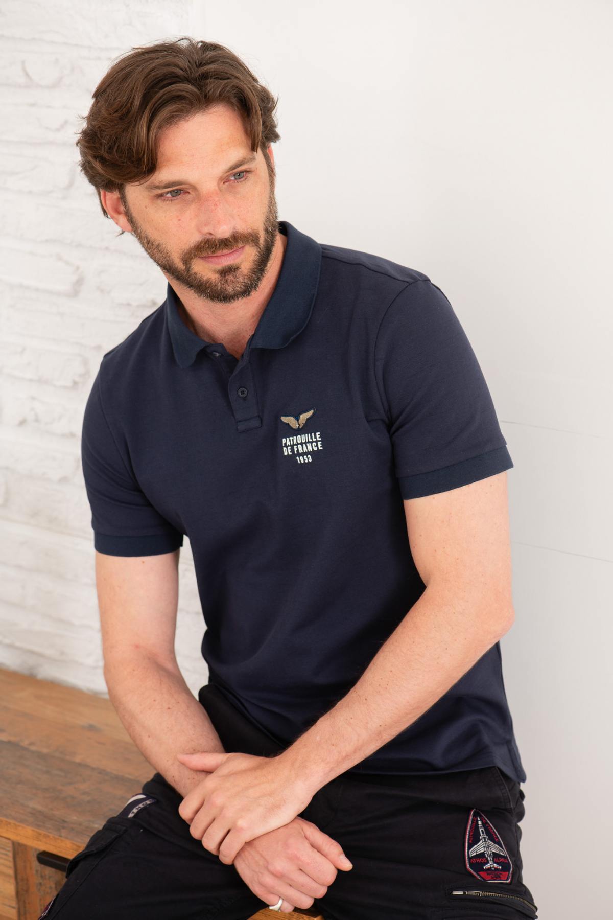 Polo Homme Patrouille De France FIRST CLUB NAVY BLUE — vue 2